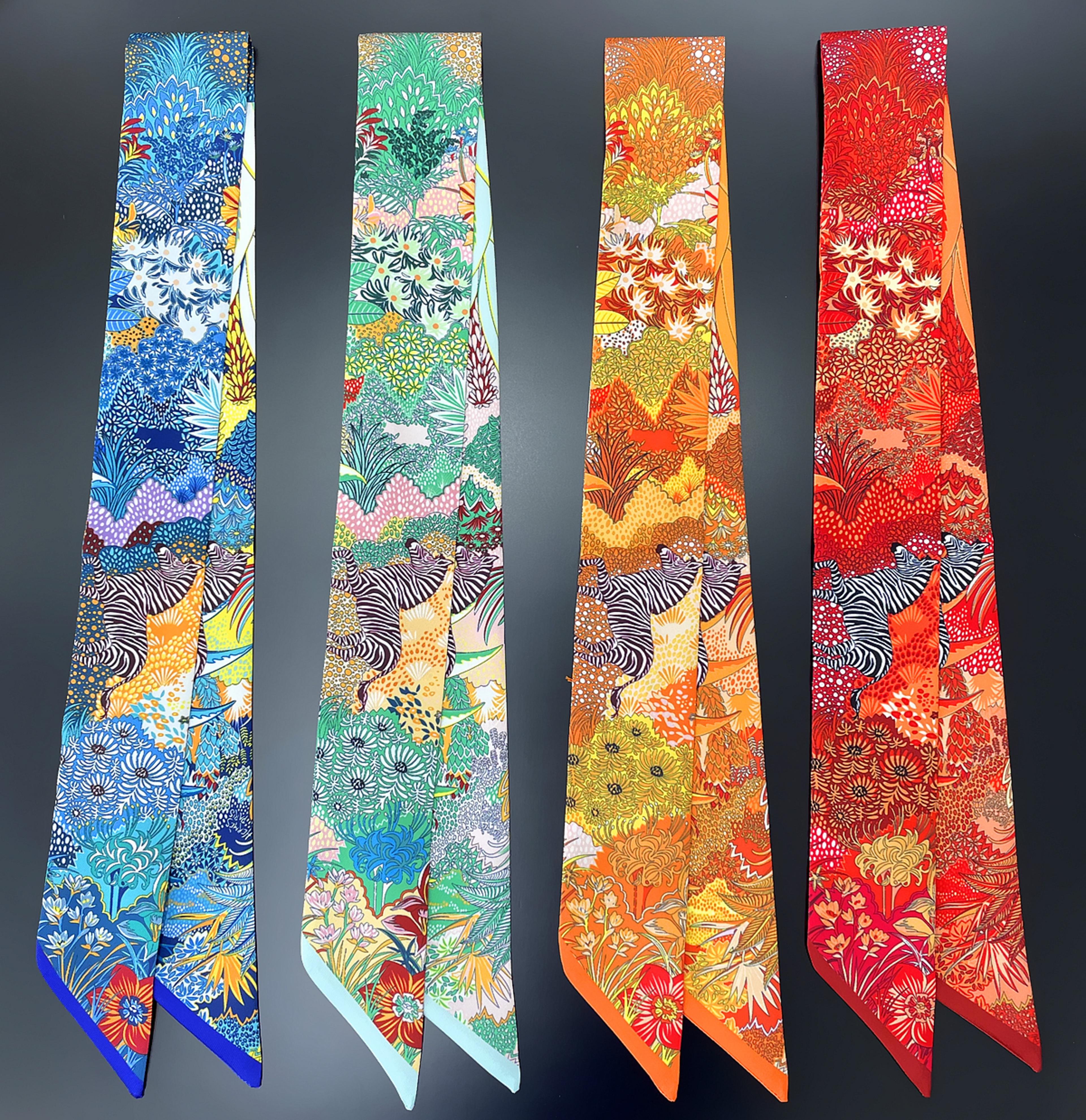luxury silk scarf, fashion hair headband, flowers women scarf