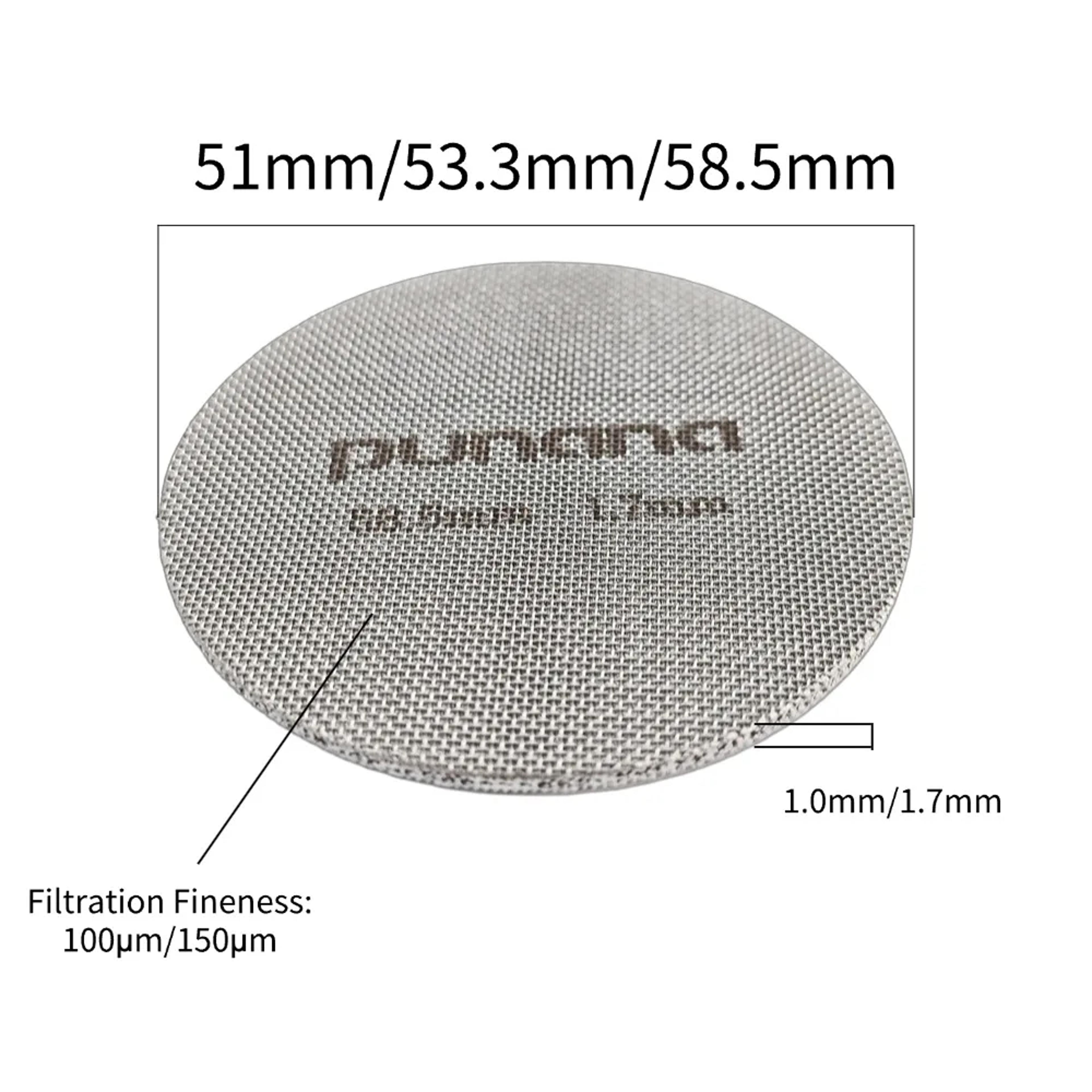 Foodgrade Stainless Steel Espresso Filter Professional Barista Espresso Puck Screen 3