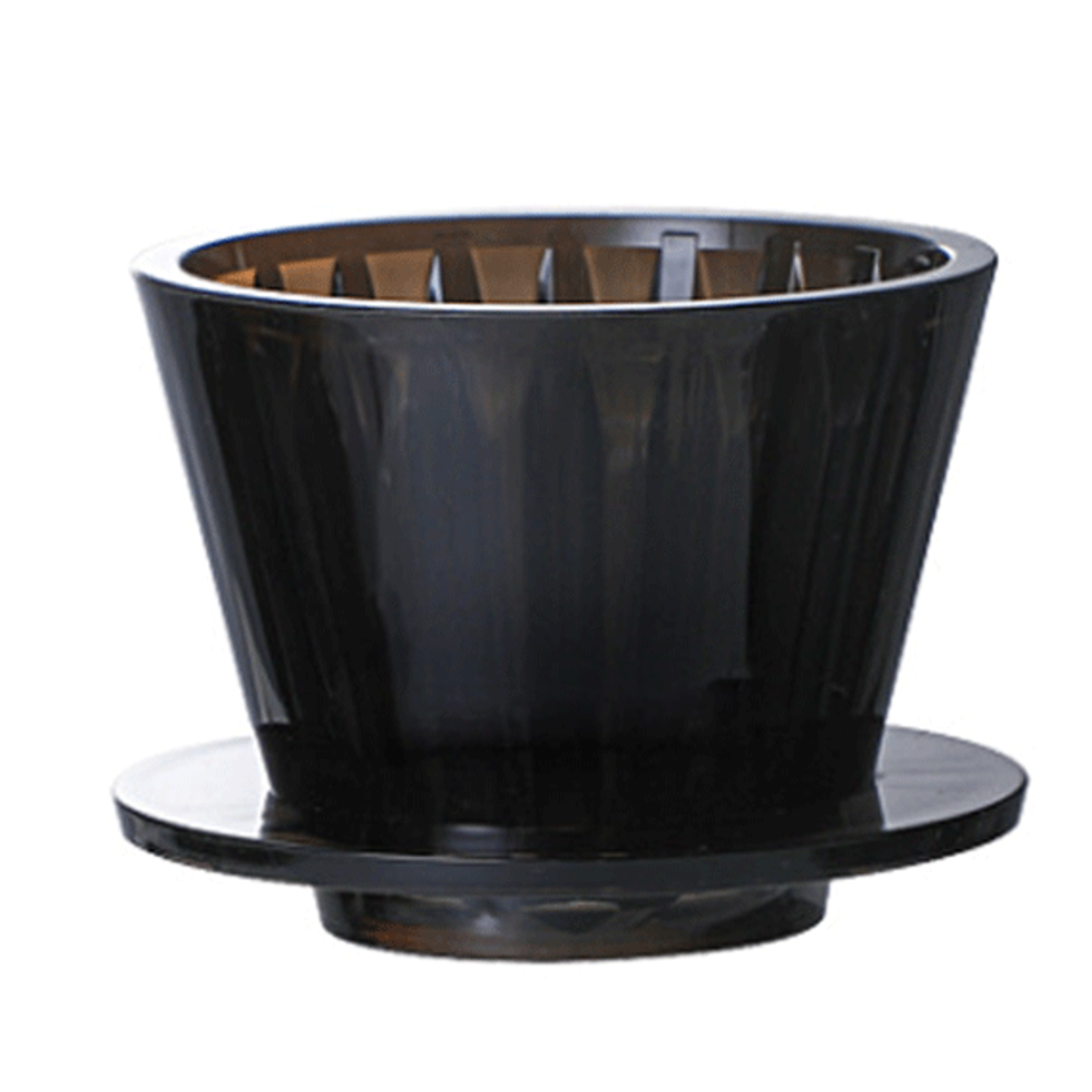 Crystal Eye Pour Over Coffee Dripper With Coffee Filter Papers 50 Sheets Coffee Filter Set