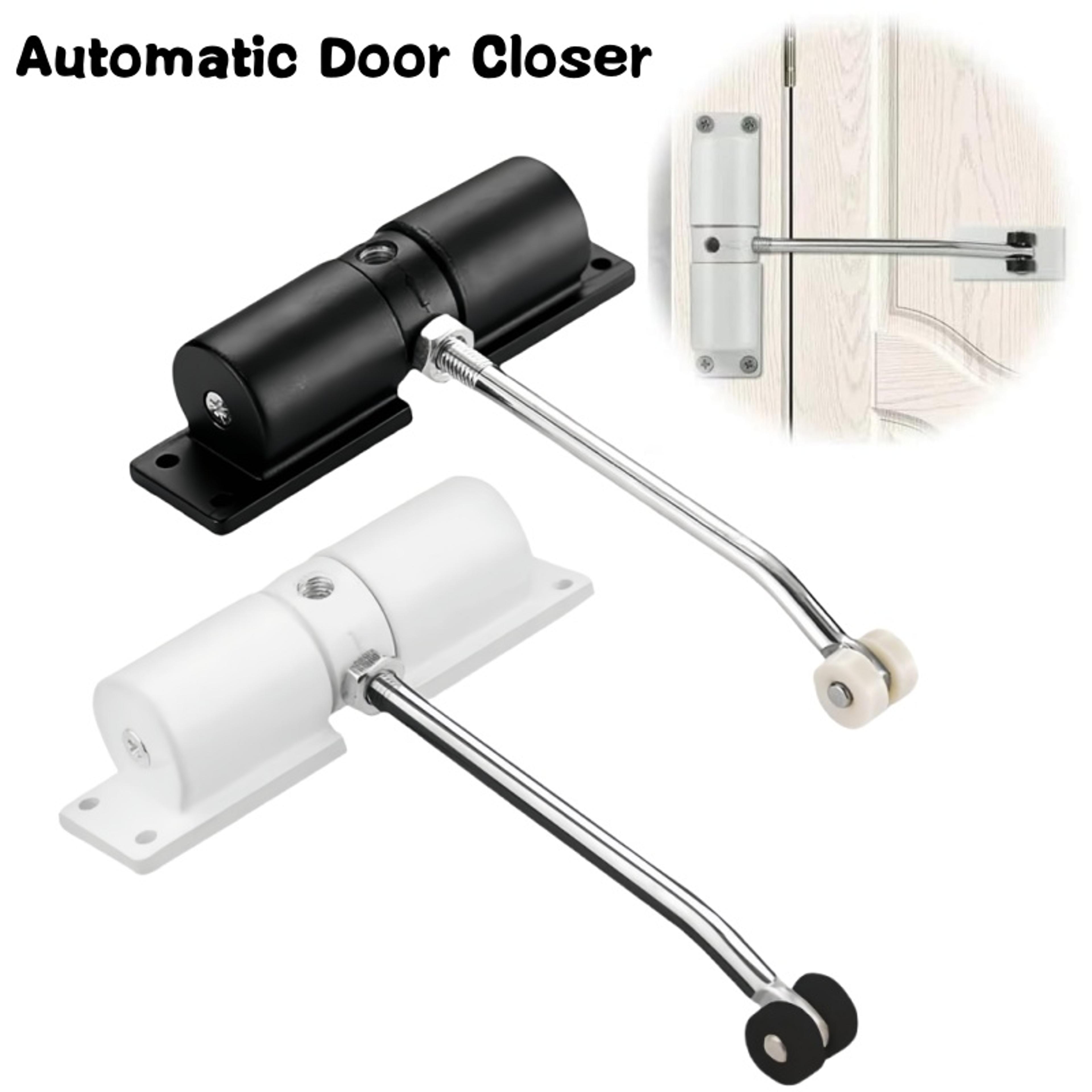 durable metal door closer adjustable heavy duty safety spring for quiet hinged doors