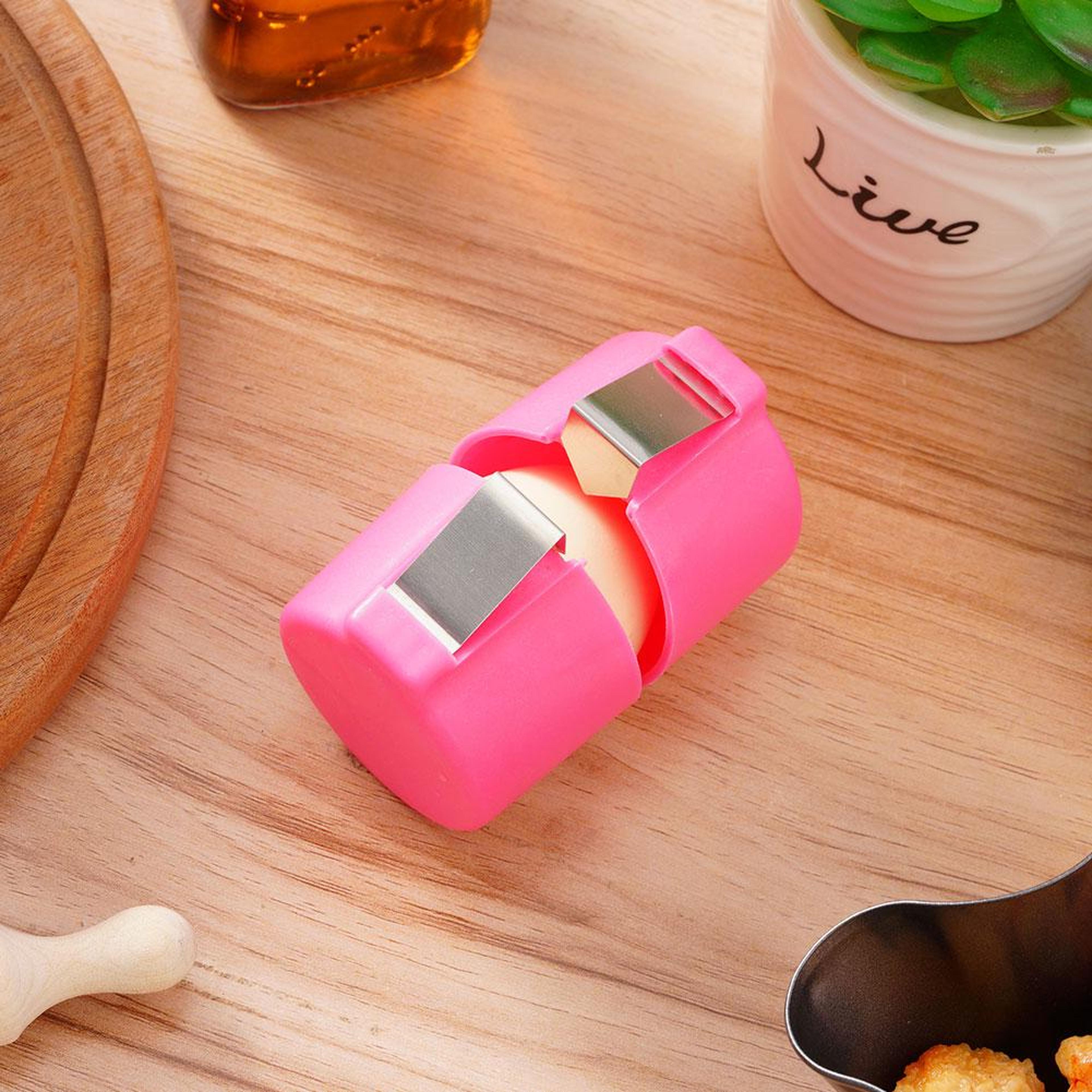 Plastic Steel Kitchen Egg Peeler Tool Household Egg Separator For Raw Eggs 4