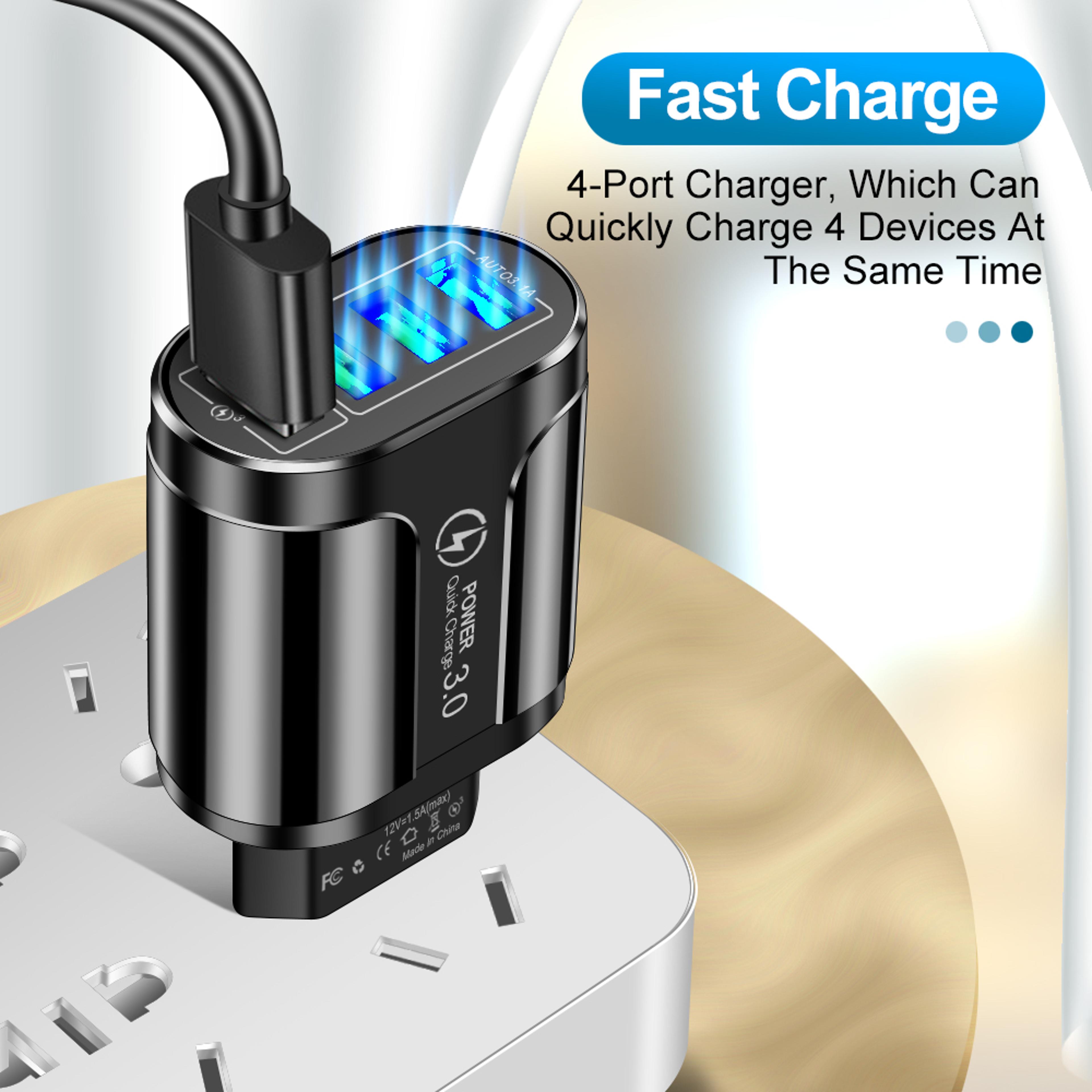 Wall Mobile Phone Fast Charging Adapter Travel Charger For IPhone Samsung Xiaomi Universal USB Powe 5