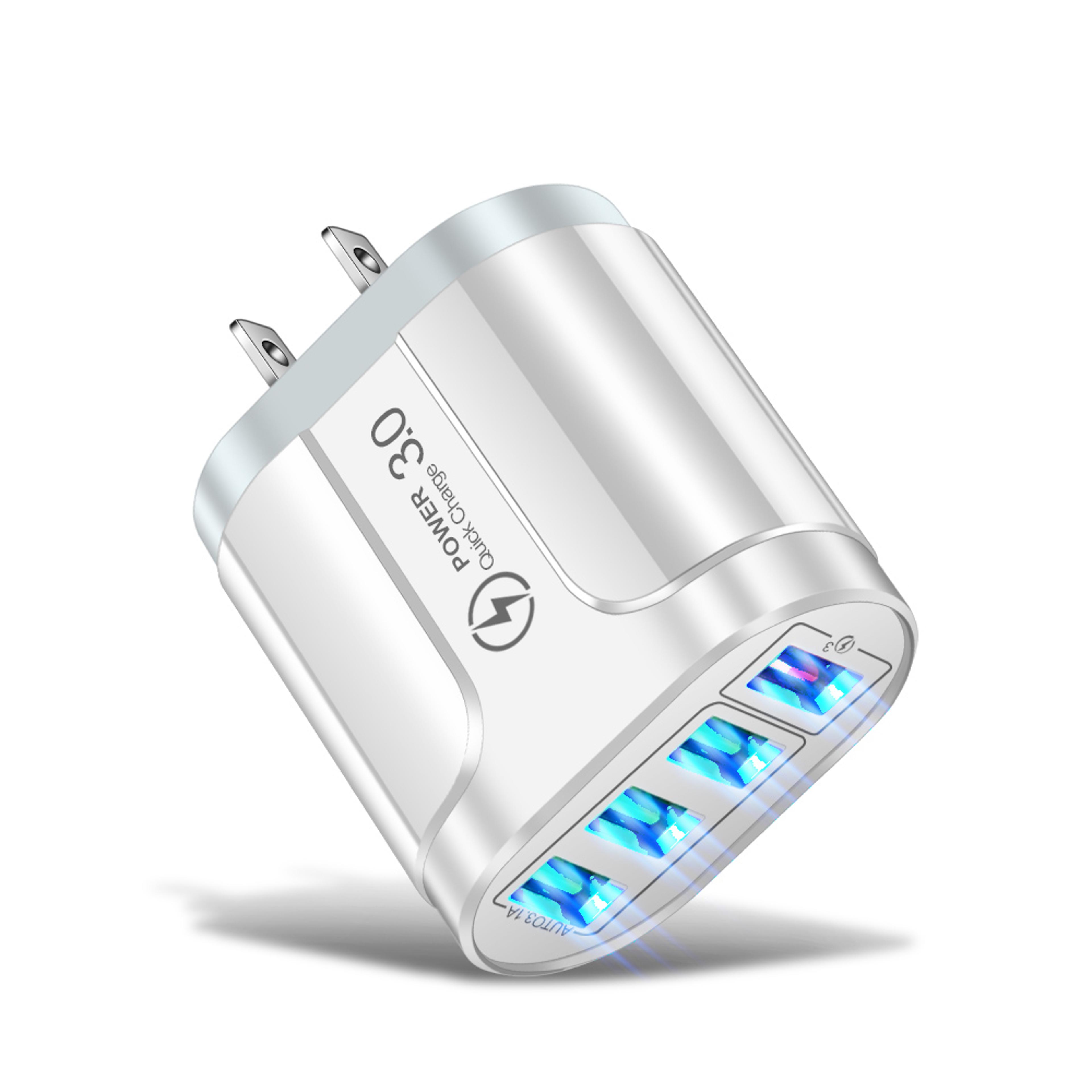 Wall Mobile Phone Fast Charging Adapter Travel Charger For IPhone Samsung Xiaomi Universal USB Powe 7