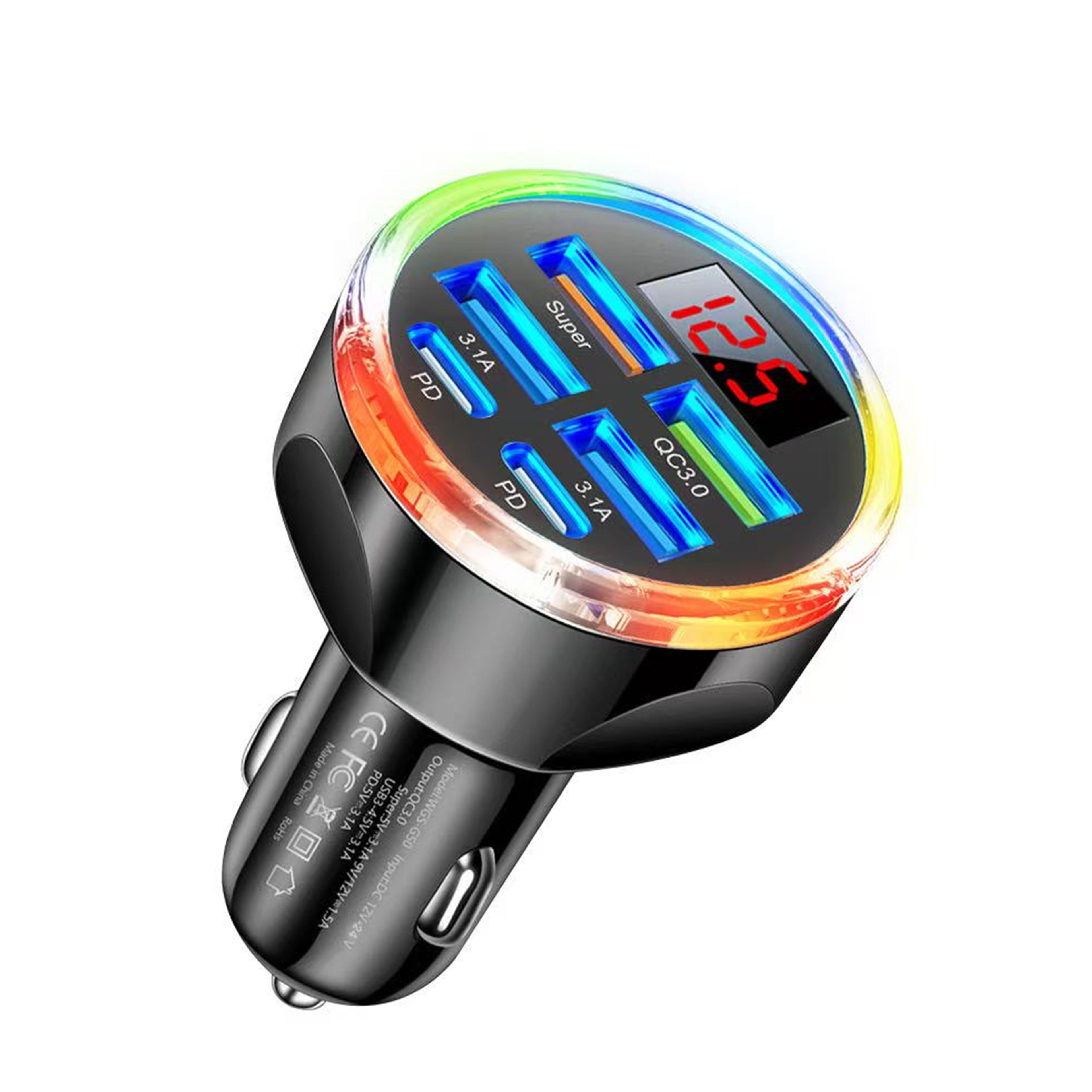 Colorful Light PPS Super Fast Charger Charger Adapter With Voltage Display Fast Charge With Built I 0