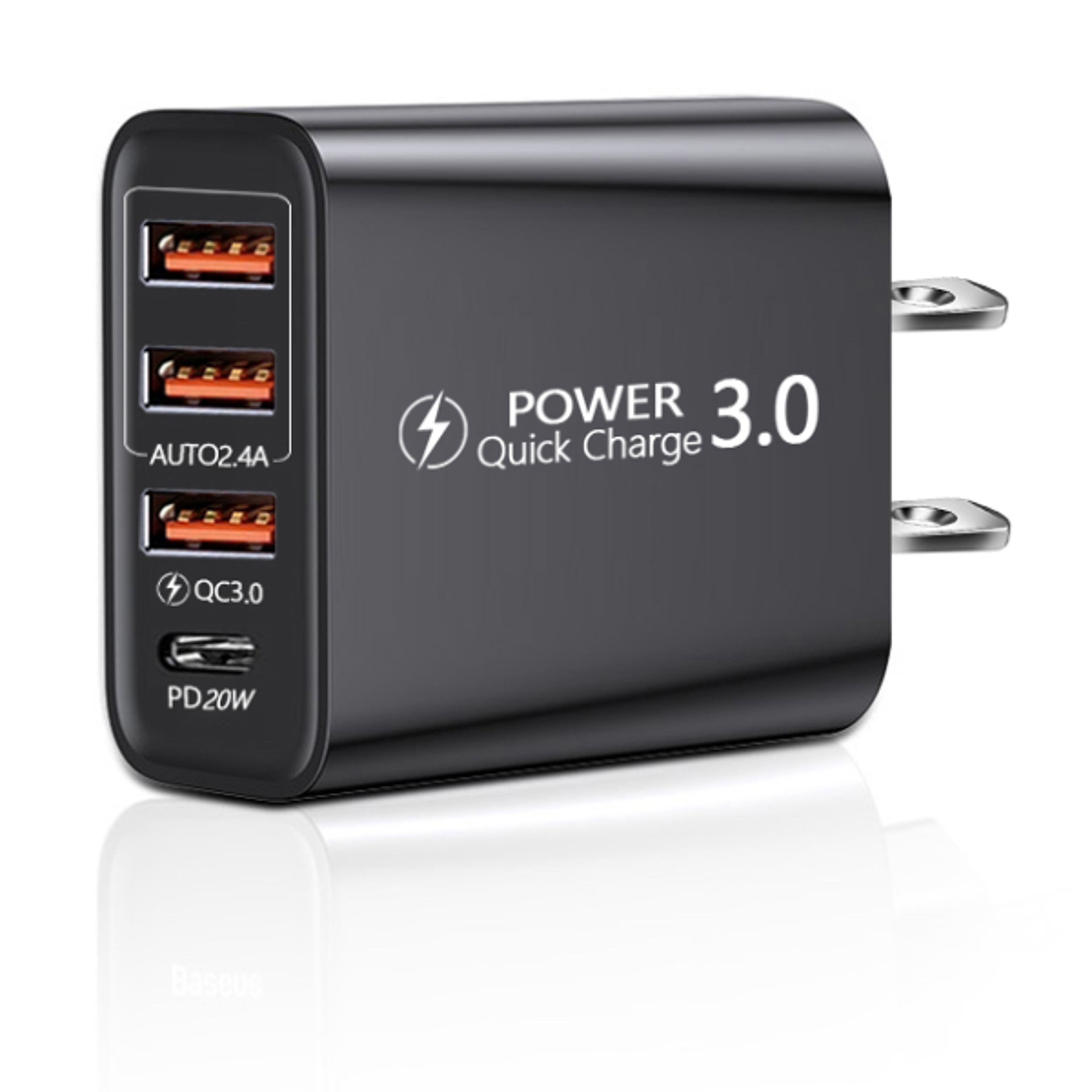 30W USB PD Fast Charger 4 Ports PD Type C Quick Charge Phone Charger Adapter For iPhone15 Pro Samsun