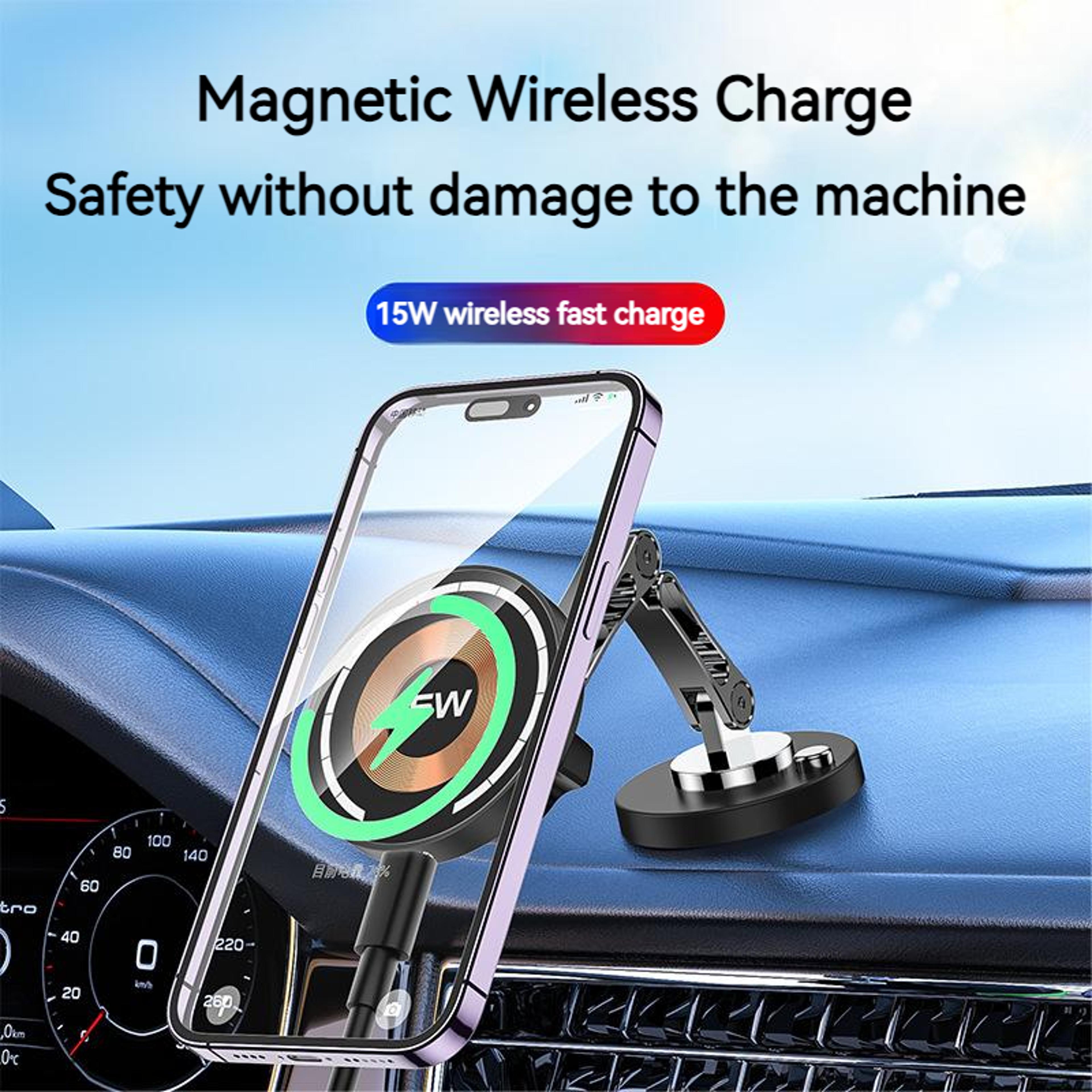 Foldable Metal Charging Stand For Magsafe IPhone Pro Max Samsung  Adjustable Rotation Design 2