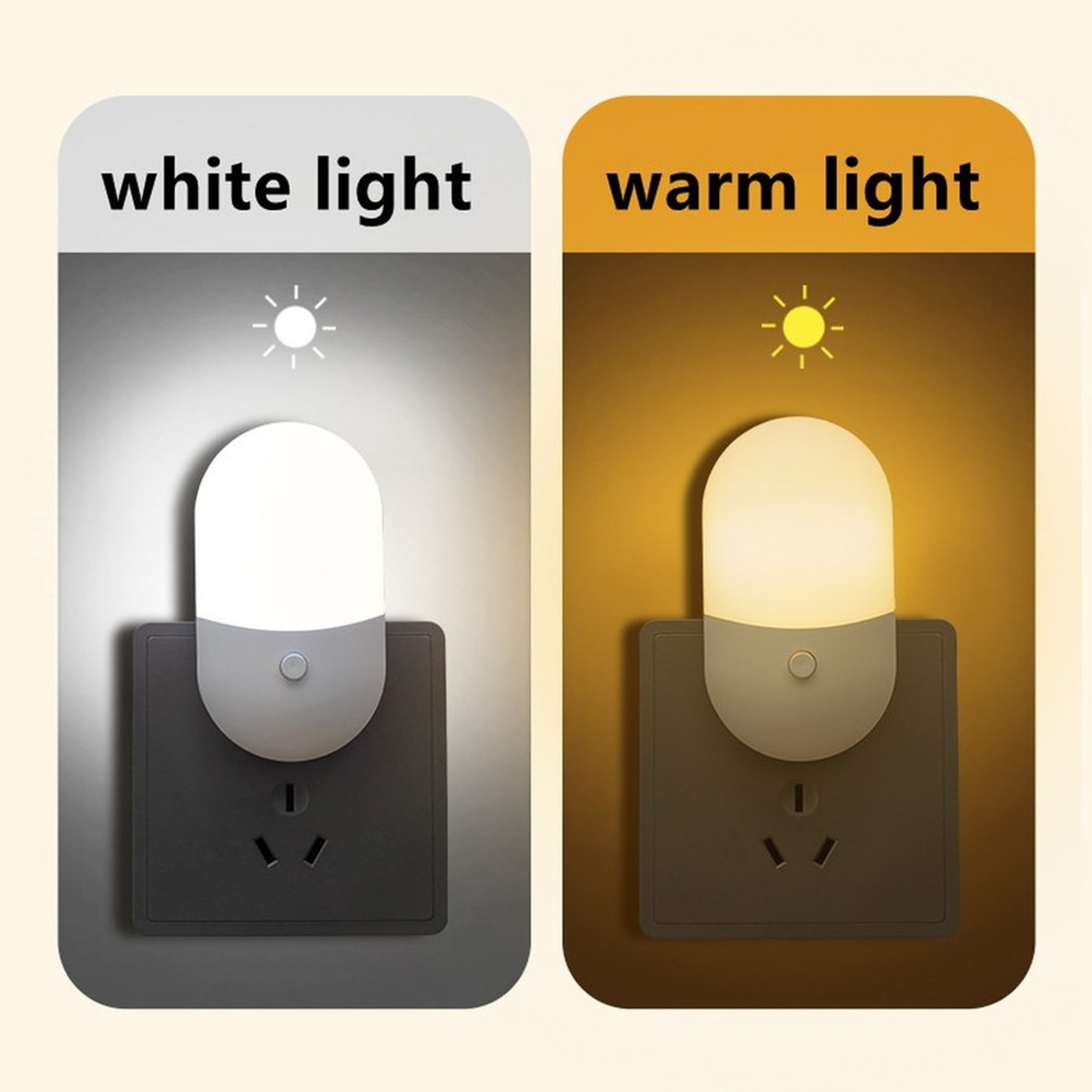 Night Light For Bedroom Cute LED Lamp For Kids Corridor WC Nightlight LED Table Lamp Gift 3