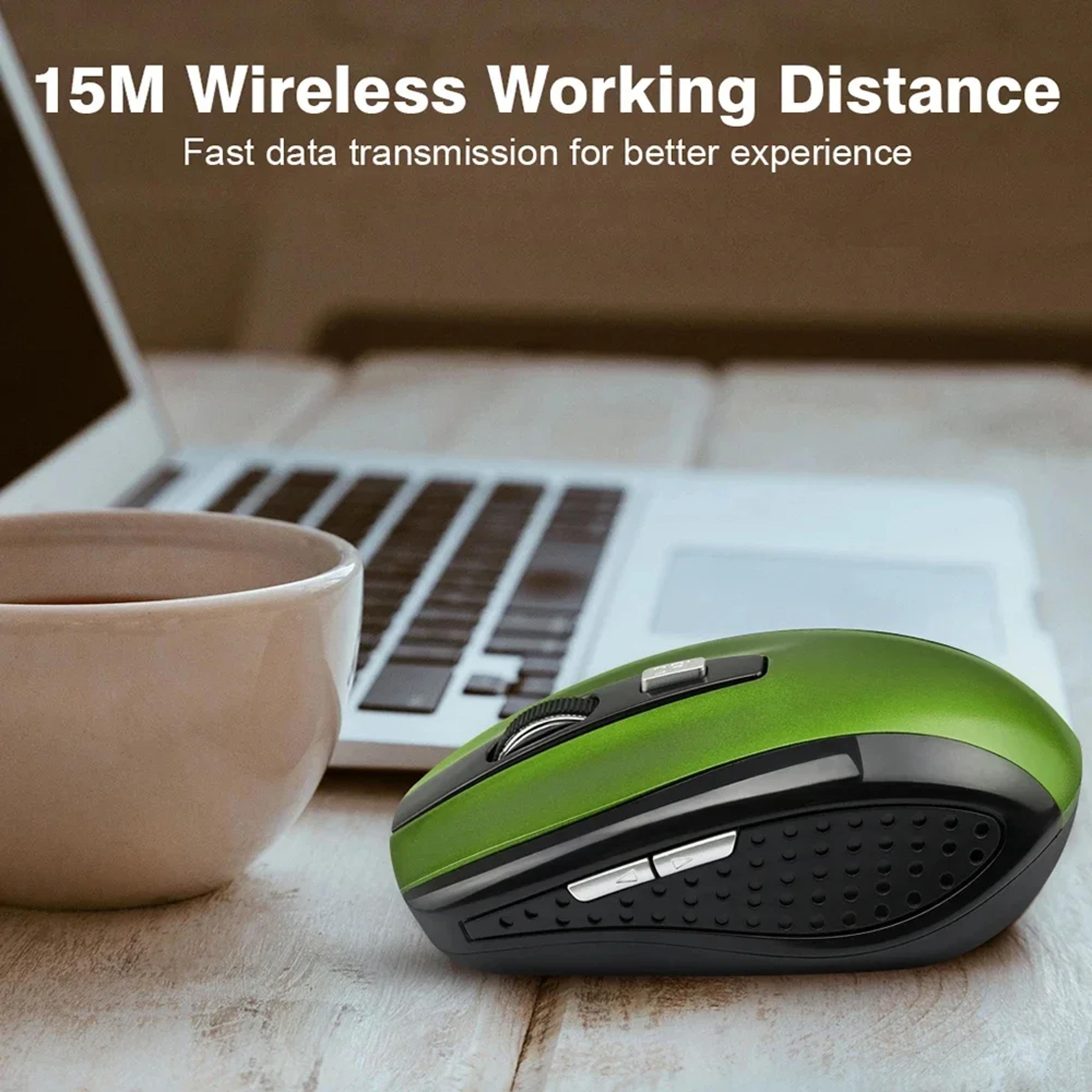 Adjustable Wireless Computer Mouse With USB Receiver Optical Gaming Mouse For PC Accessories 1
