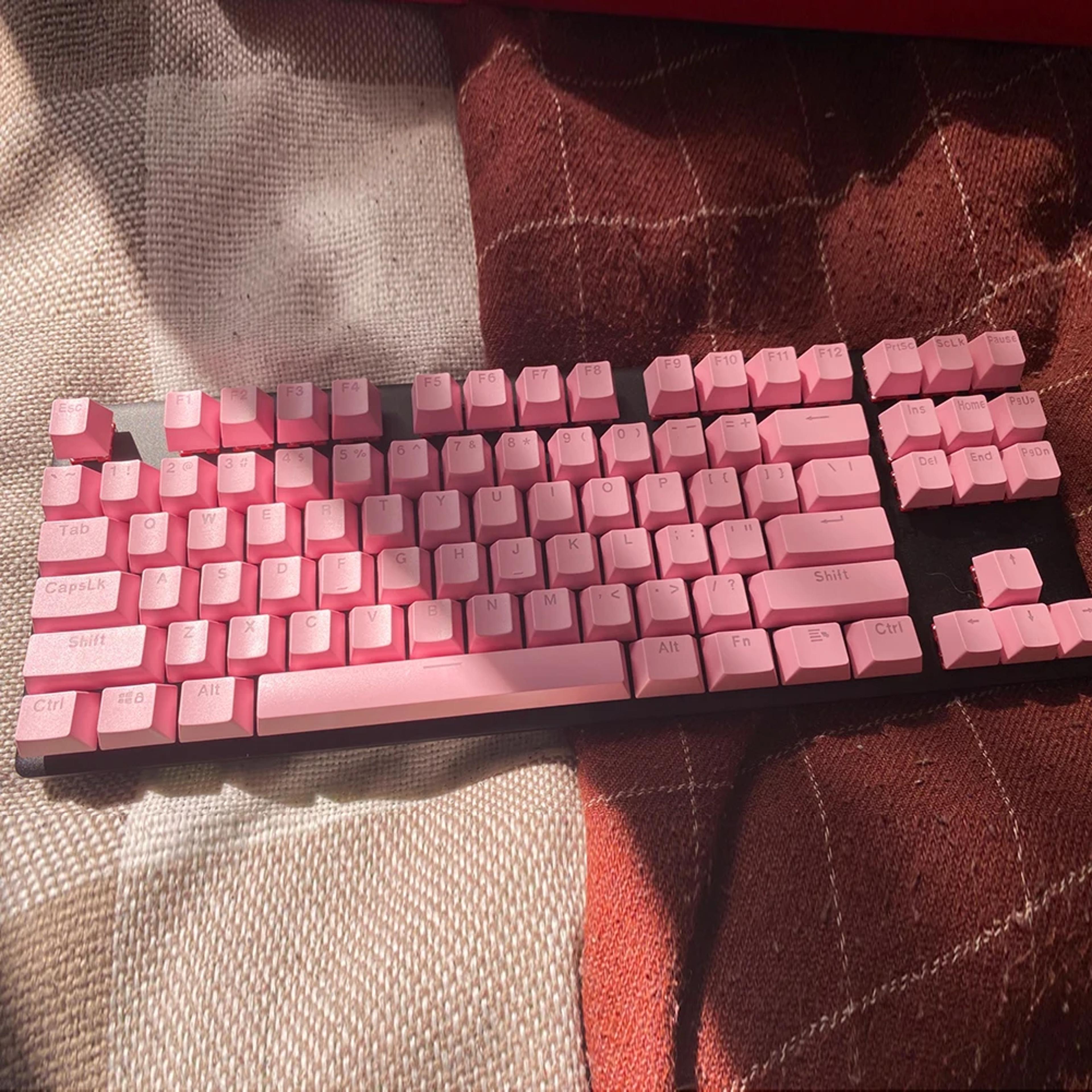 Ergonomic Replacement Keycaps Blank Keycap Set For Mechanical Keyboard Backlit Key Cap For PC Lapto 0