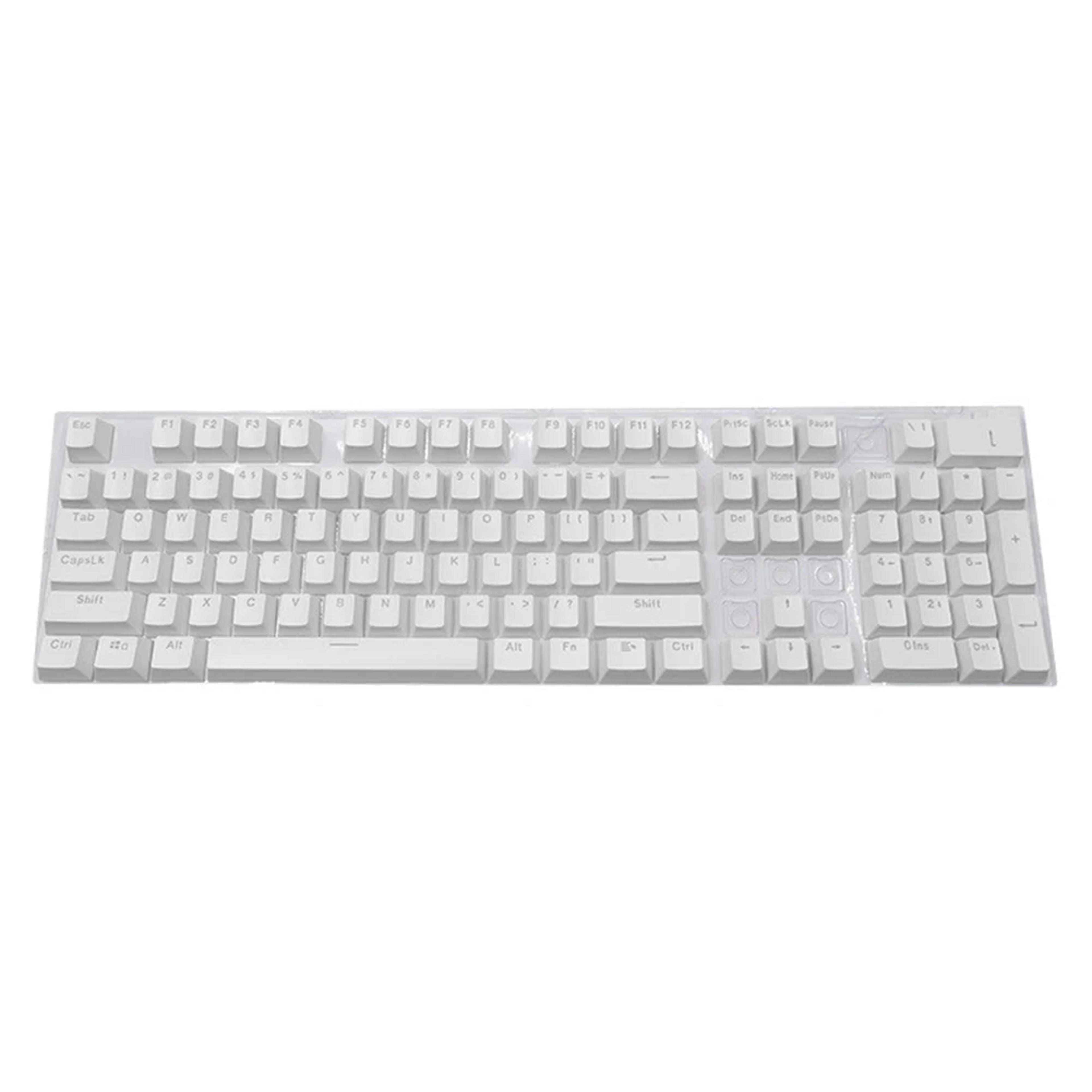 Ergonomic Replacement Keycaps Blank Keycap Set For Mechanical Keyboard Backlit Key Cap For PC Lapto 1