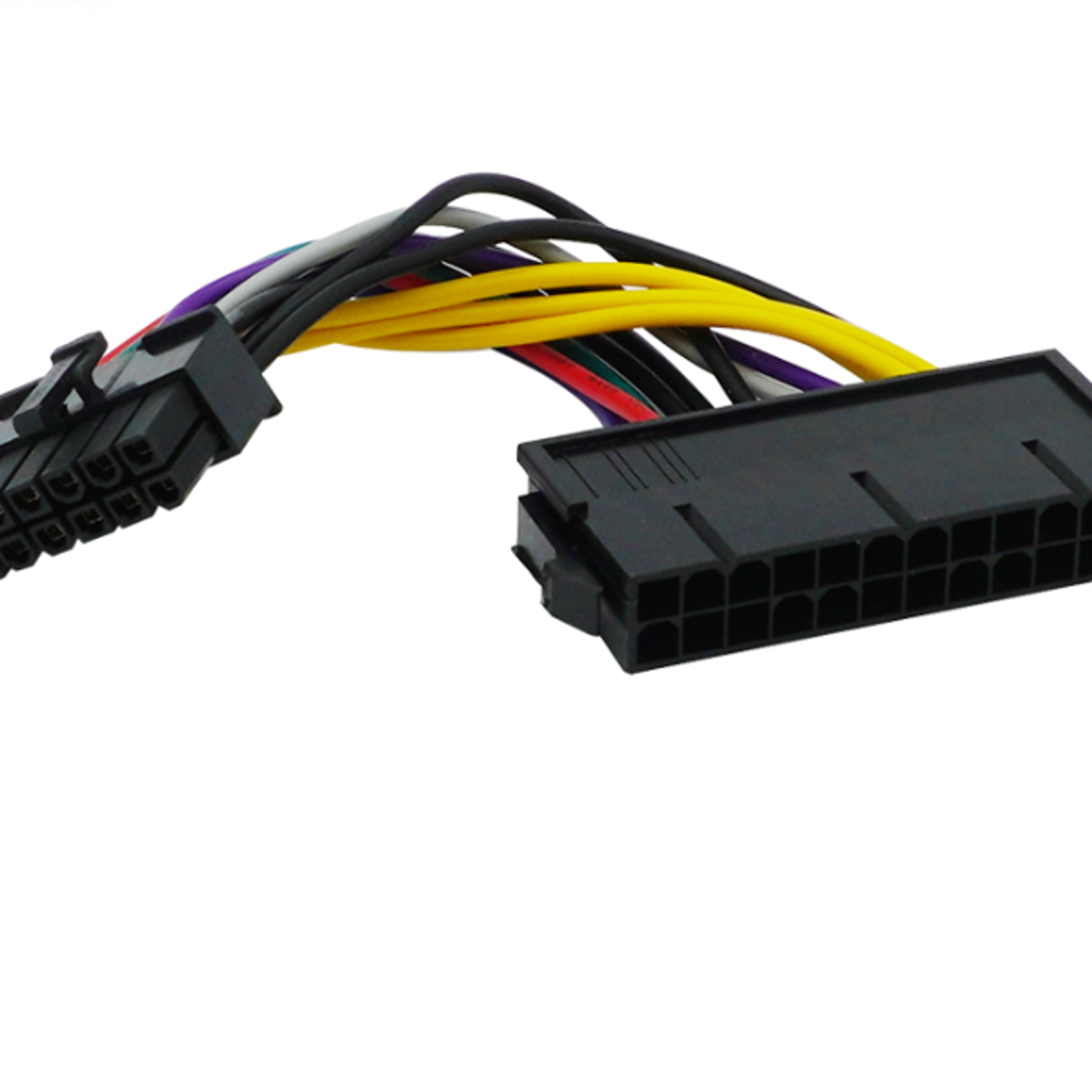 lot 14cm 24Pin To 12Pin Power Cable ATX 24Pin Female To 12Pin Male PSU Converter Adapter For