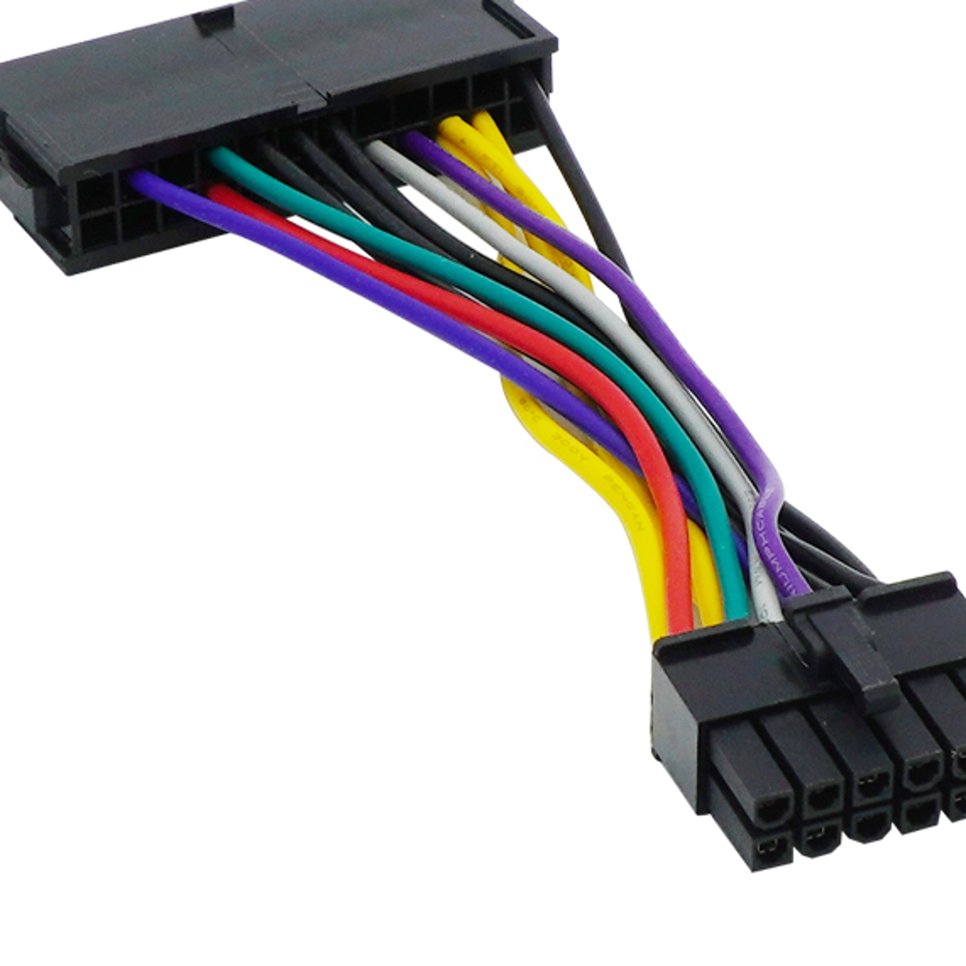 lot 14cm 24Pin To 12Pin Power Cable ATX 24Pin Female To 12Pin Male PSU Converter Adapter For