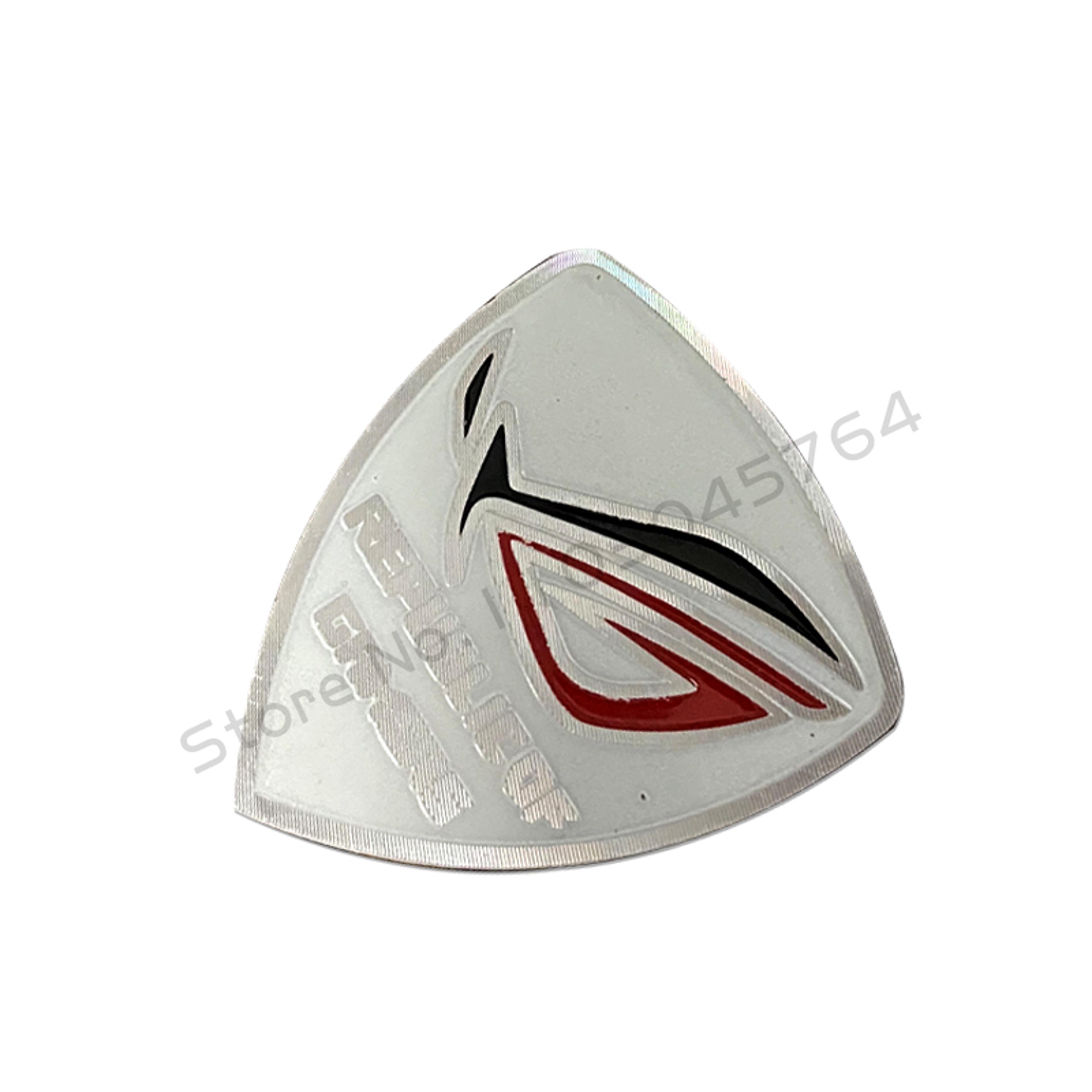 ROG Logo Computer Case Aluminum Sticker Gamer Belief Label PC MOD Part BlackWhite 5