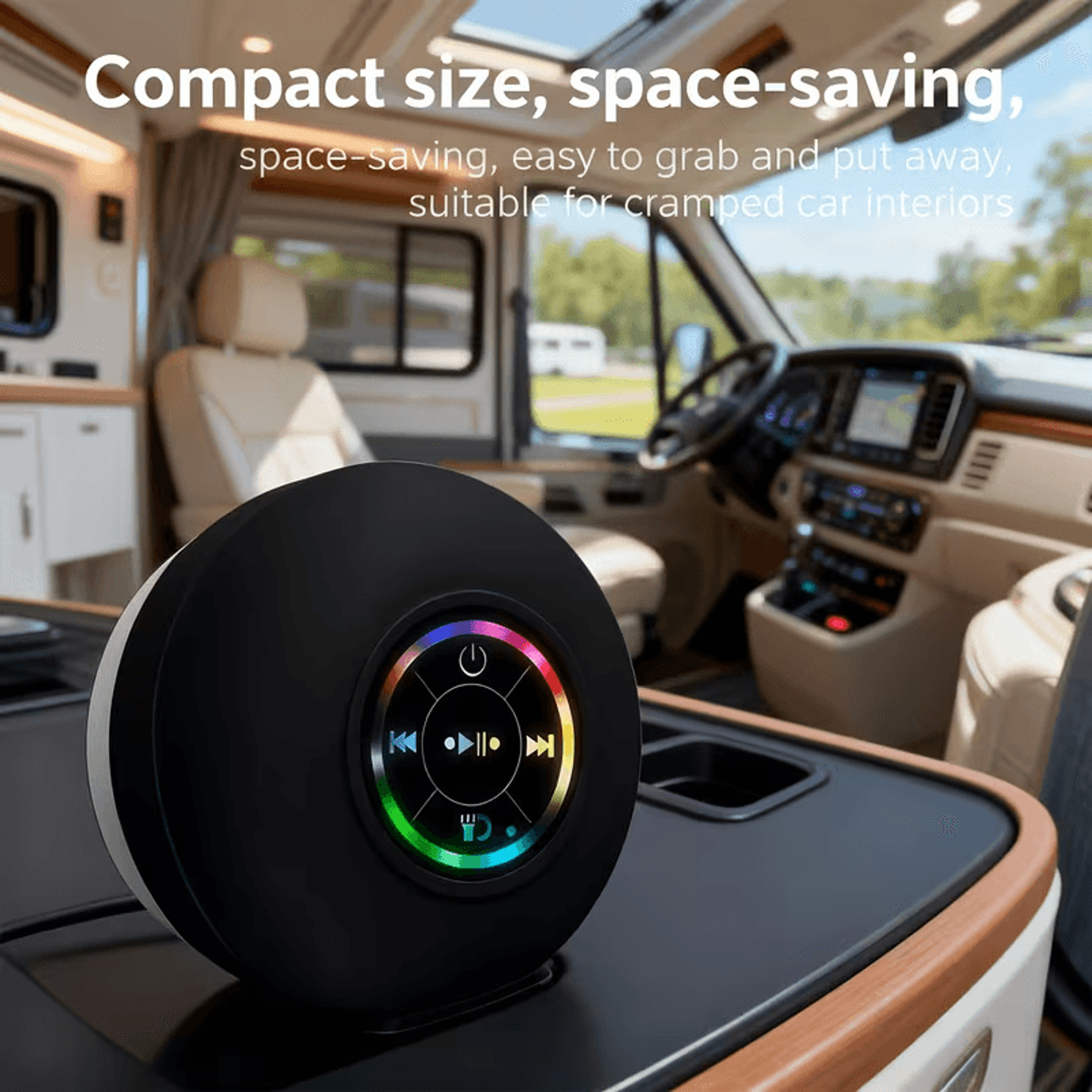 compact bluetooth audio device with mic