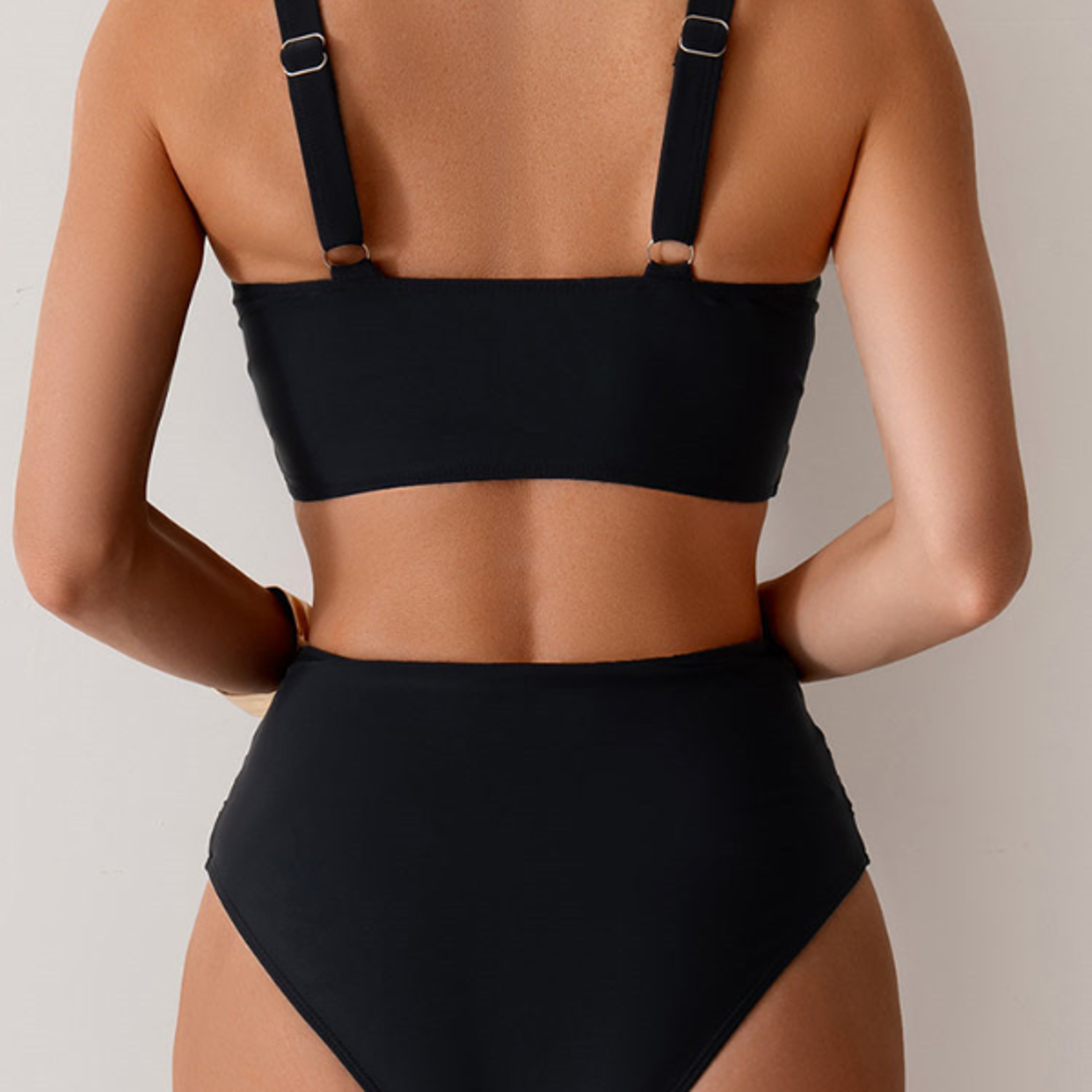 VigoBreviya 2025 Sexy Solid Strapped Swimwear Women Cross Push Up Bikini Set Brazilian Lady Swimsuit
