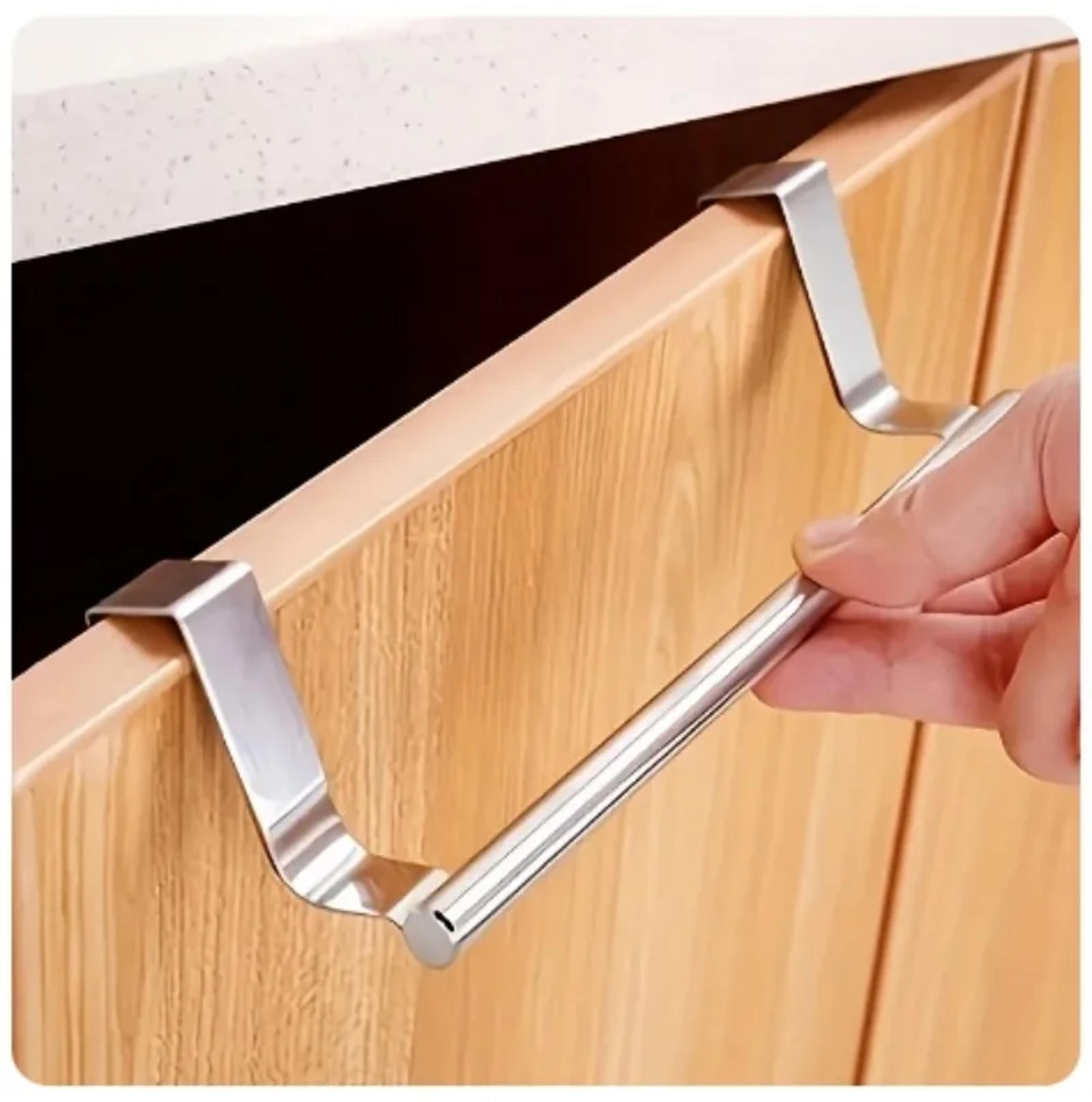Hanging Towel Rack Stainless Steel Storage Organizer For Kitchen  Bathroom 2