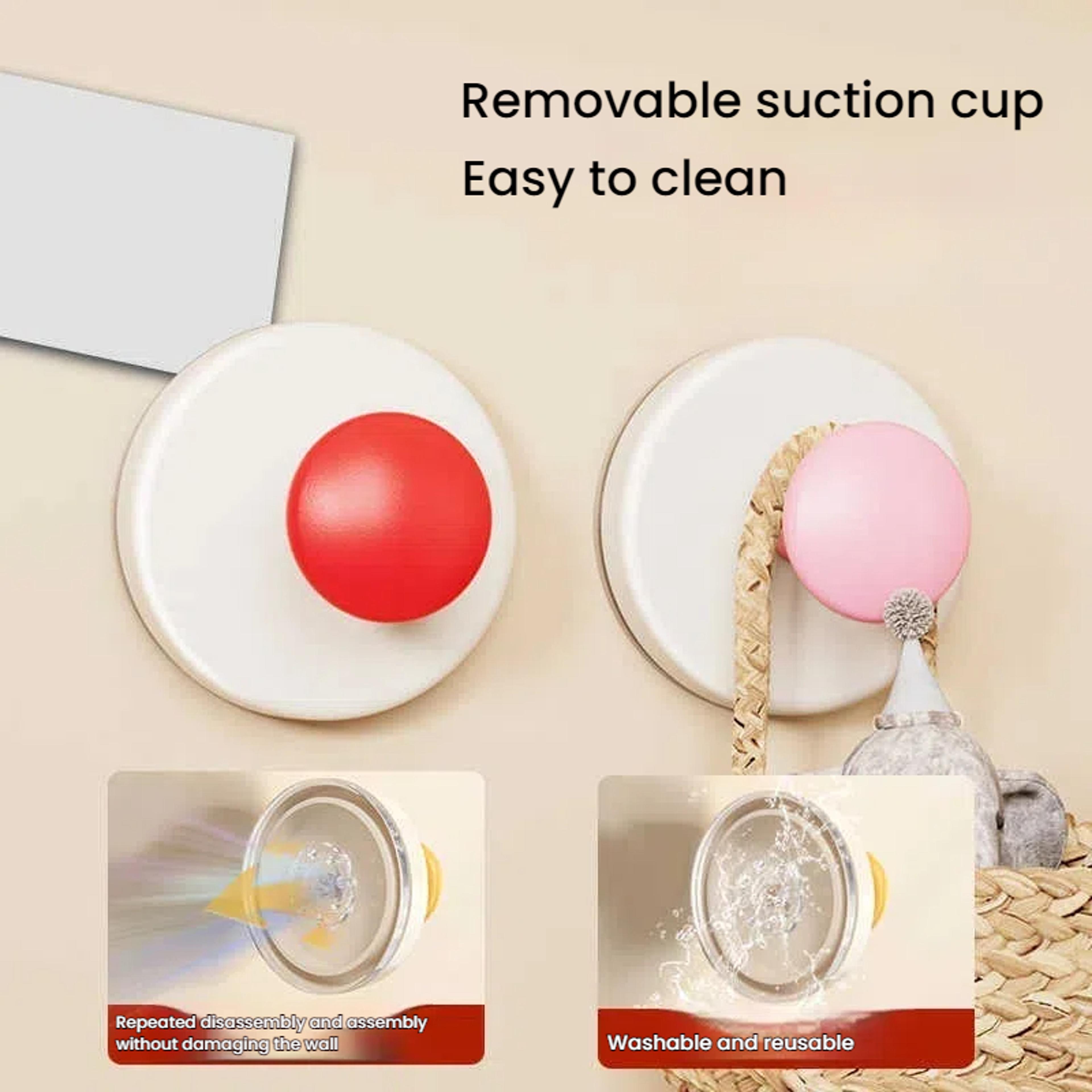 Wall Hook Adhesive No Punching Required Clothes Hook Towel Hanger Bathroom Kitchen Door Back Hook 2