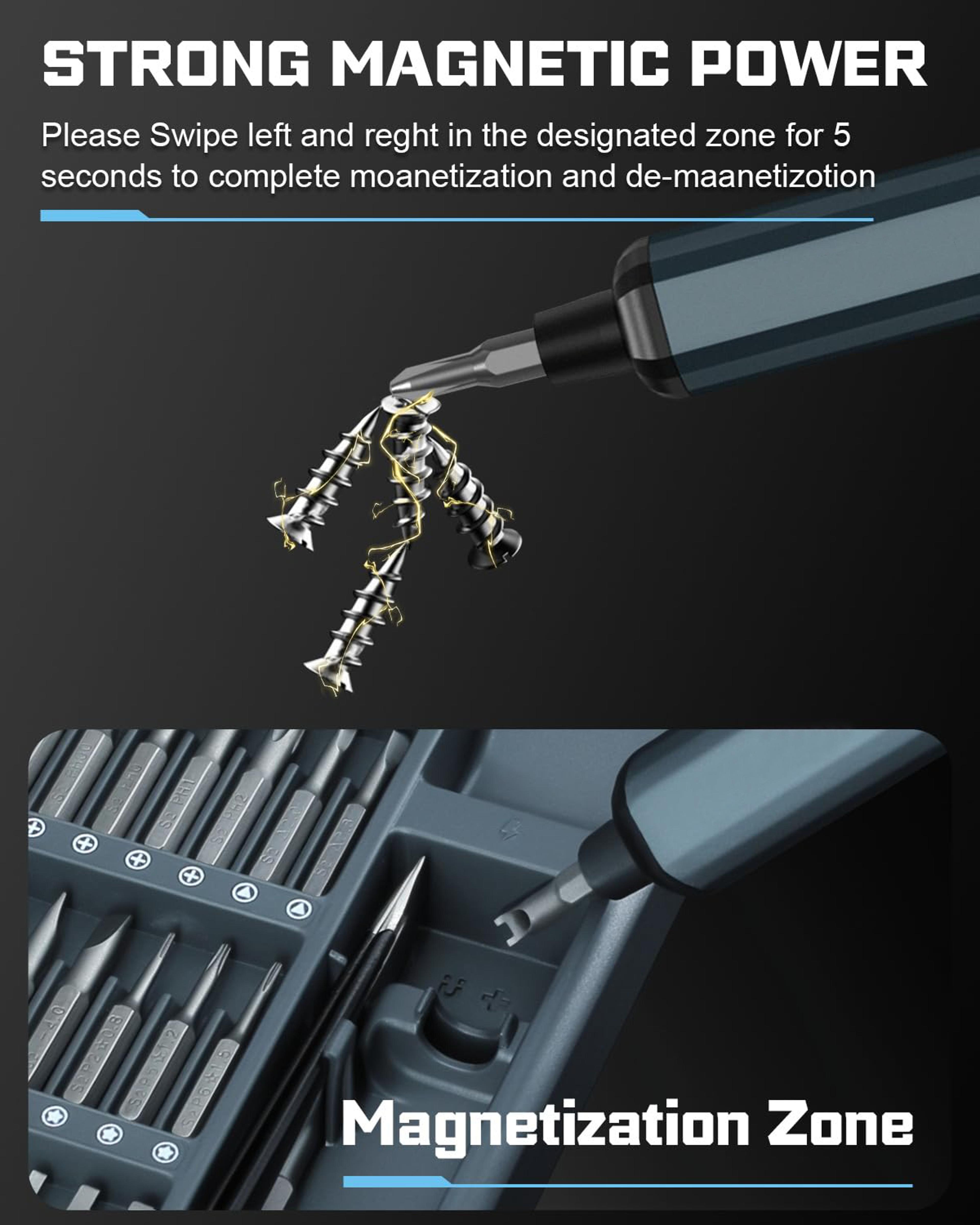 Magnetic Screw Driver Bits For IPhone Glasses Watch PC Precision Power Tool Set 4