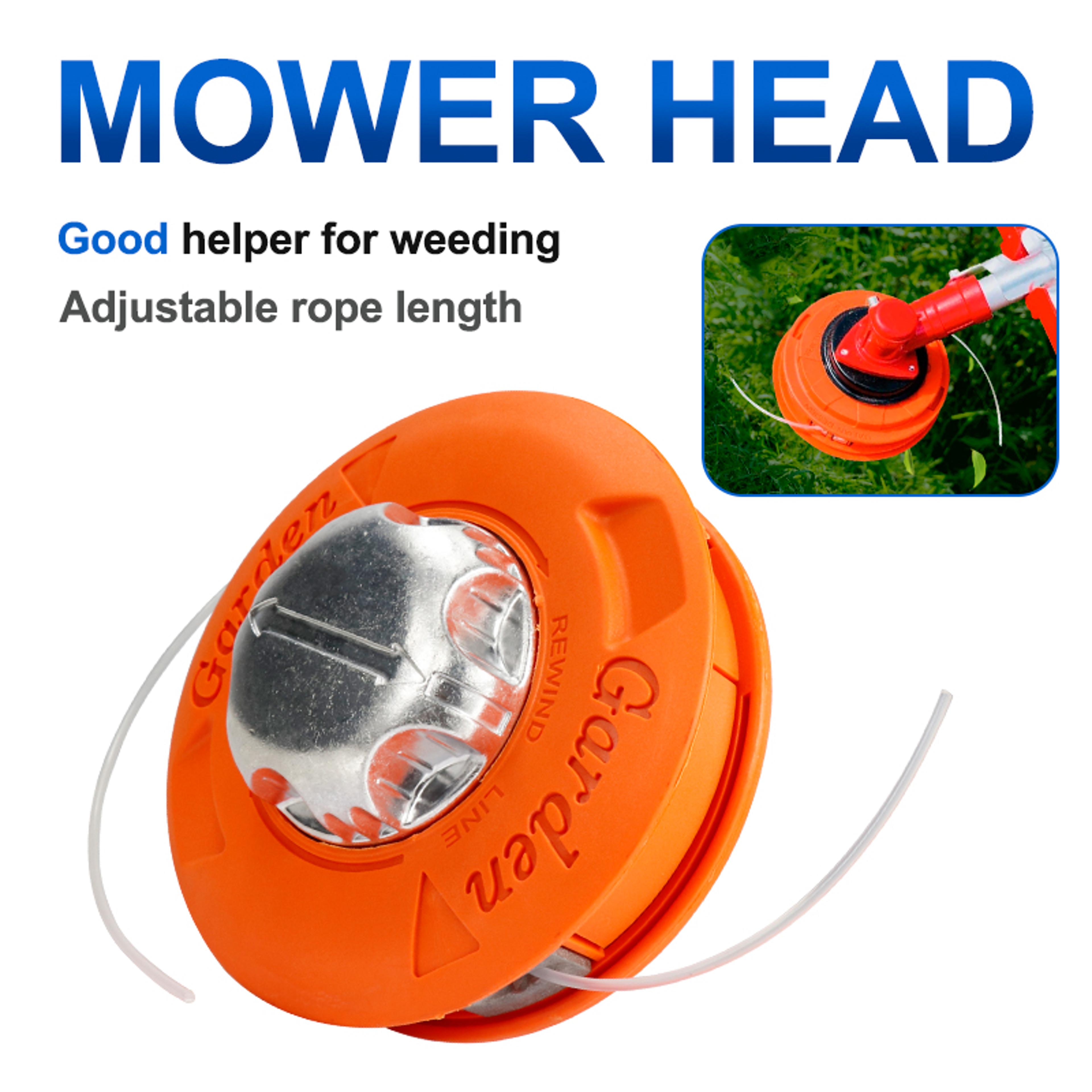 Gasoline Brush Cutter Brush Mower Bump Spool Grass Trimmer Cutter Head String Line Saw 1