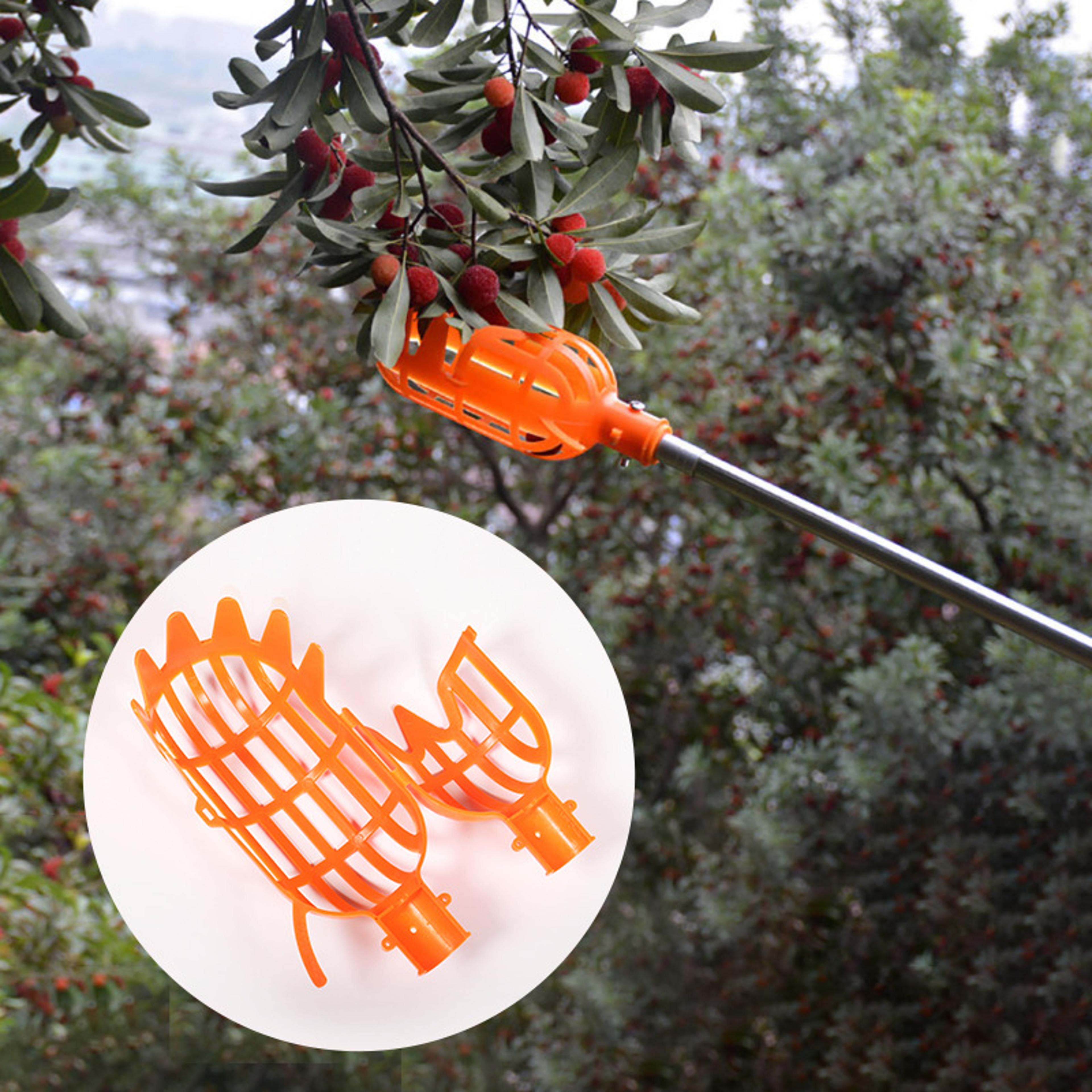 Fruit Picker Head Tools Convenient Apple Peach Picking Knives Deep Basket Catcher 1