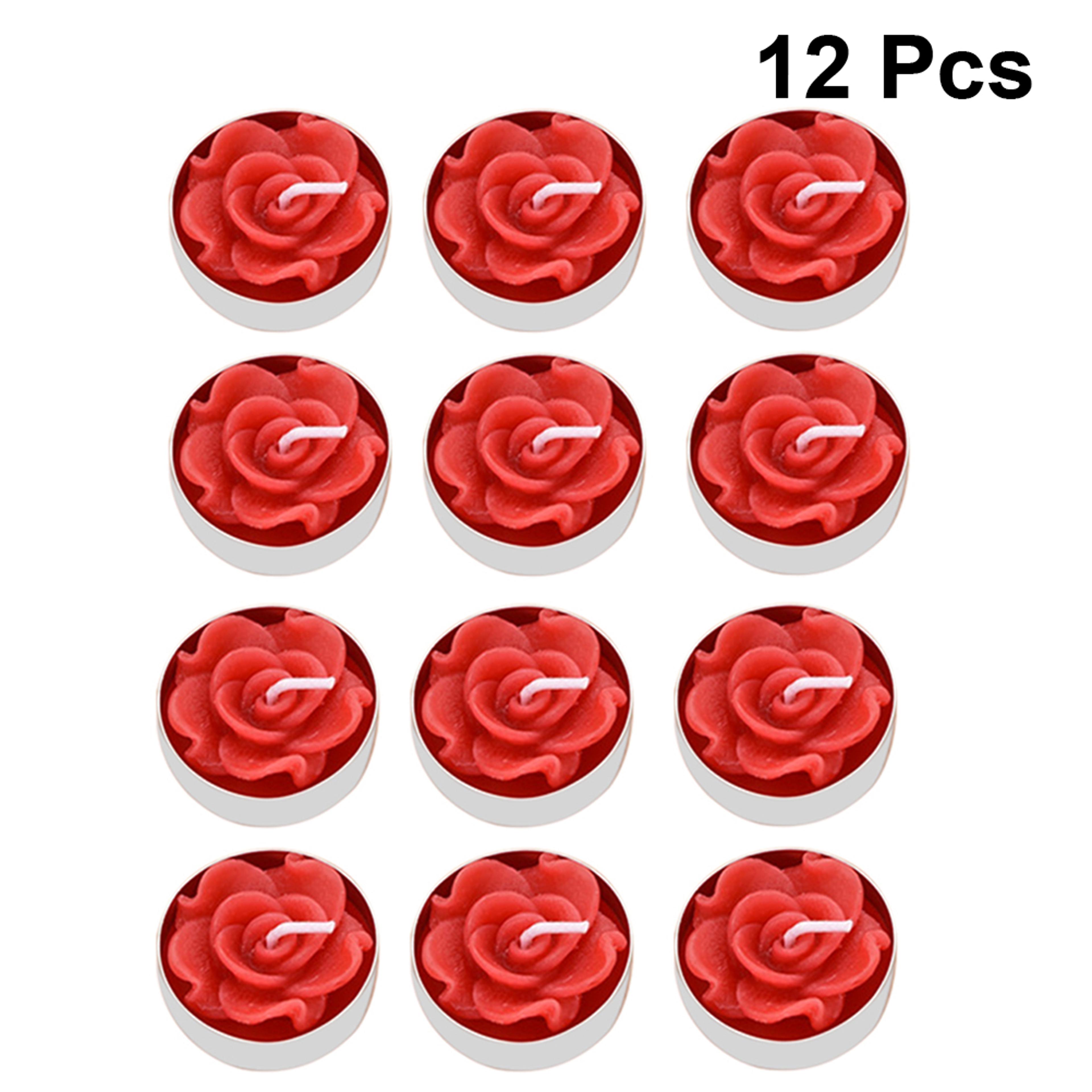 wedding anniversary smokeless floating wax party decoration, event table lighting, home candles