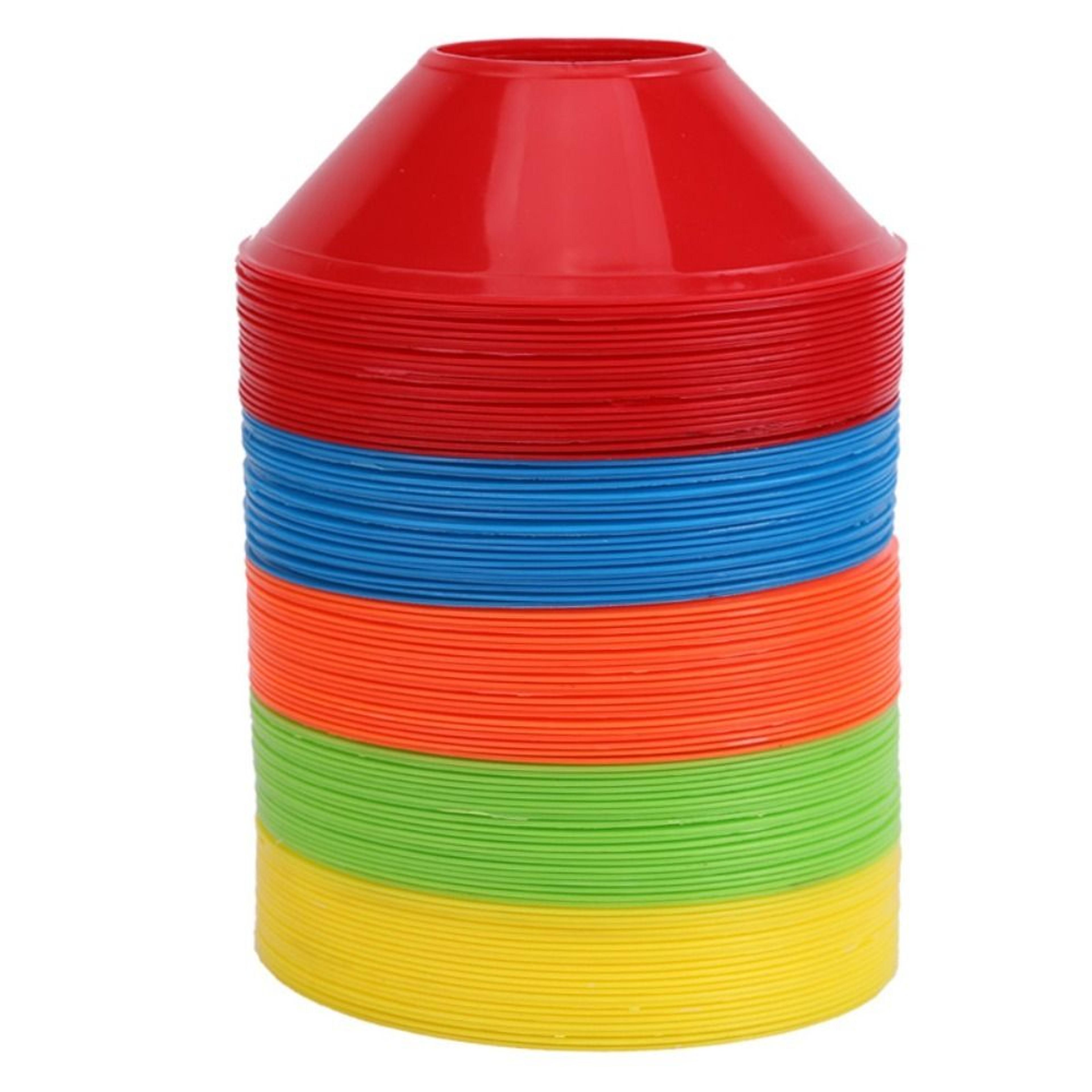 soccer training marker agility disc cone, colorful football training equipment with thickened plastic stand