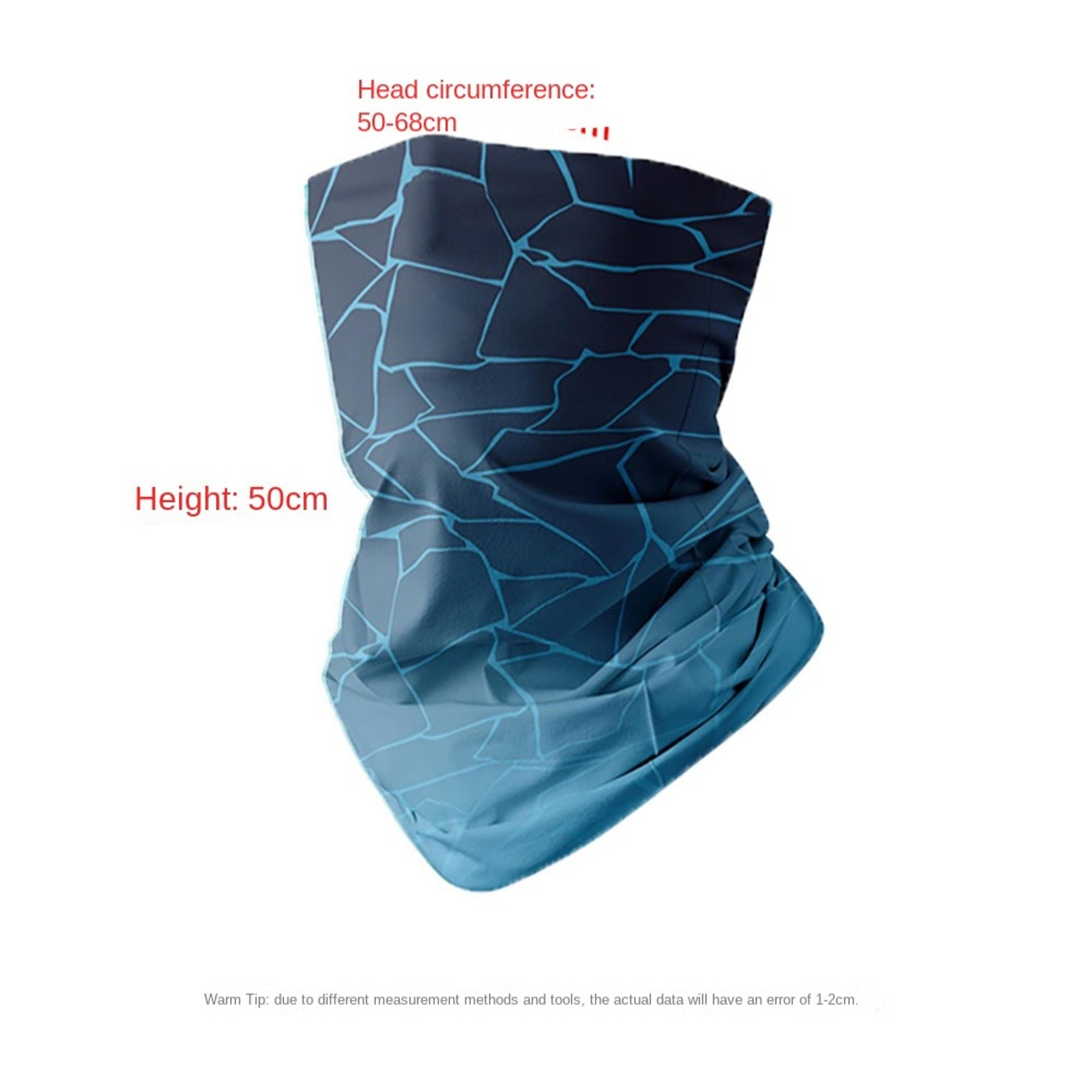 Sports Tube Bandana Ice Silk Magic Face Towel Cool Face Balaclava Ski Mask Neck Warmer Buffs Face C 4