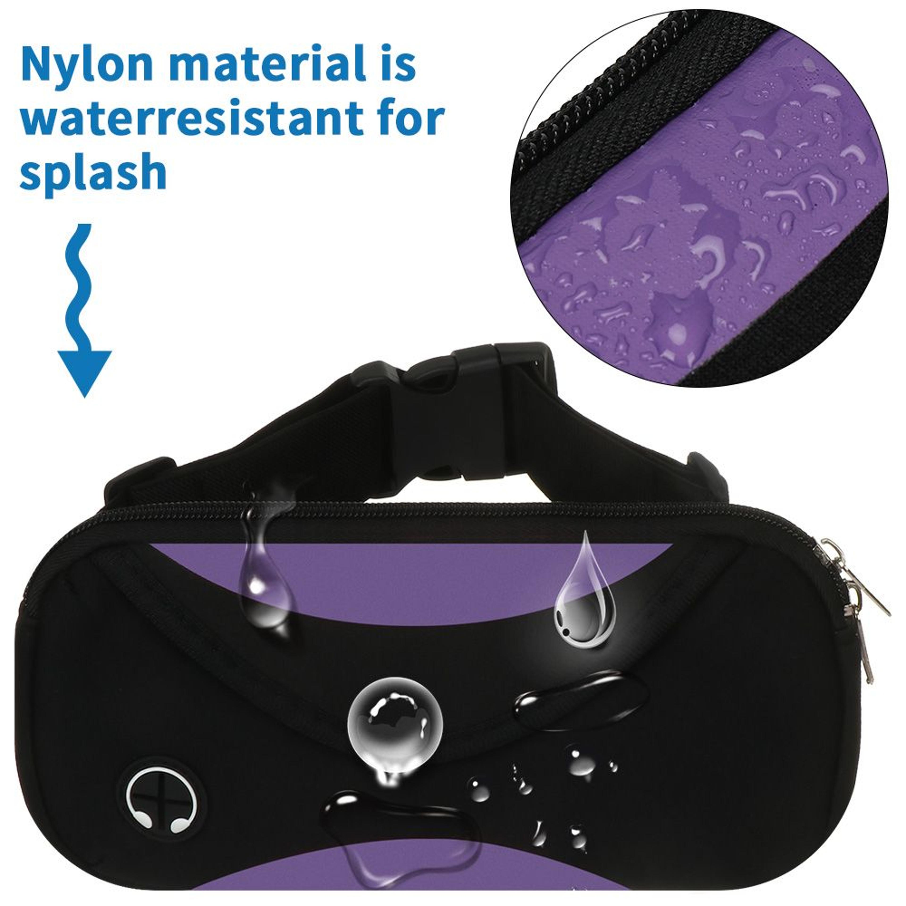 Gym Bag Waist Pack Waterproof Cell Phone Holder For Running Jogging  Sports Activities 2