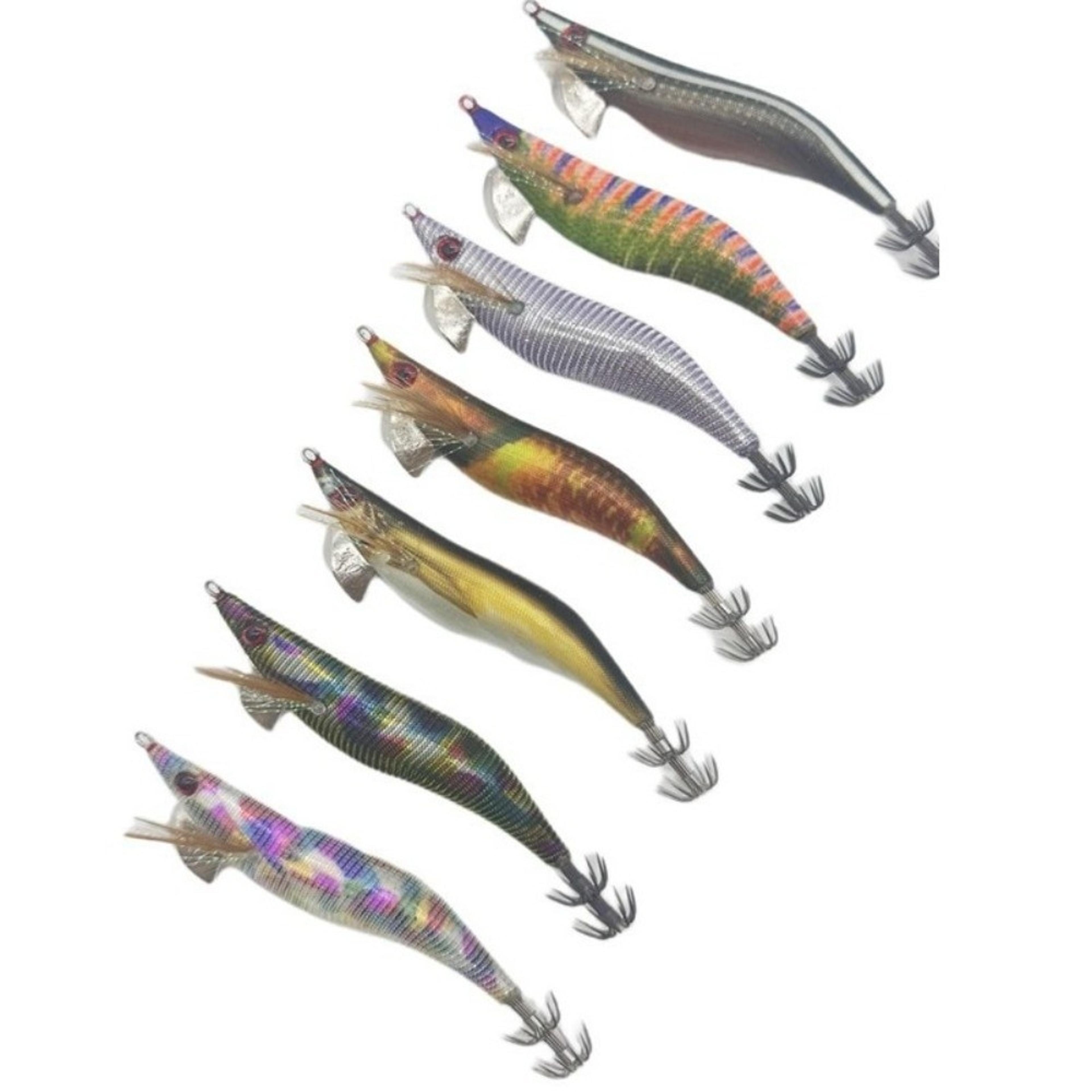 Glow UV Jigging Lure Egi Bait Lure Light Cloth Squid Jig For Octopus Night Fishing 4