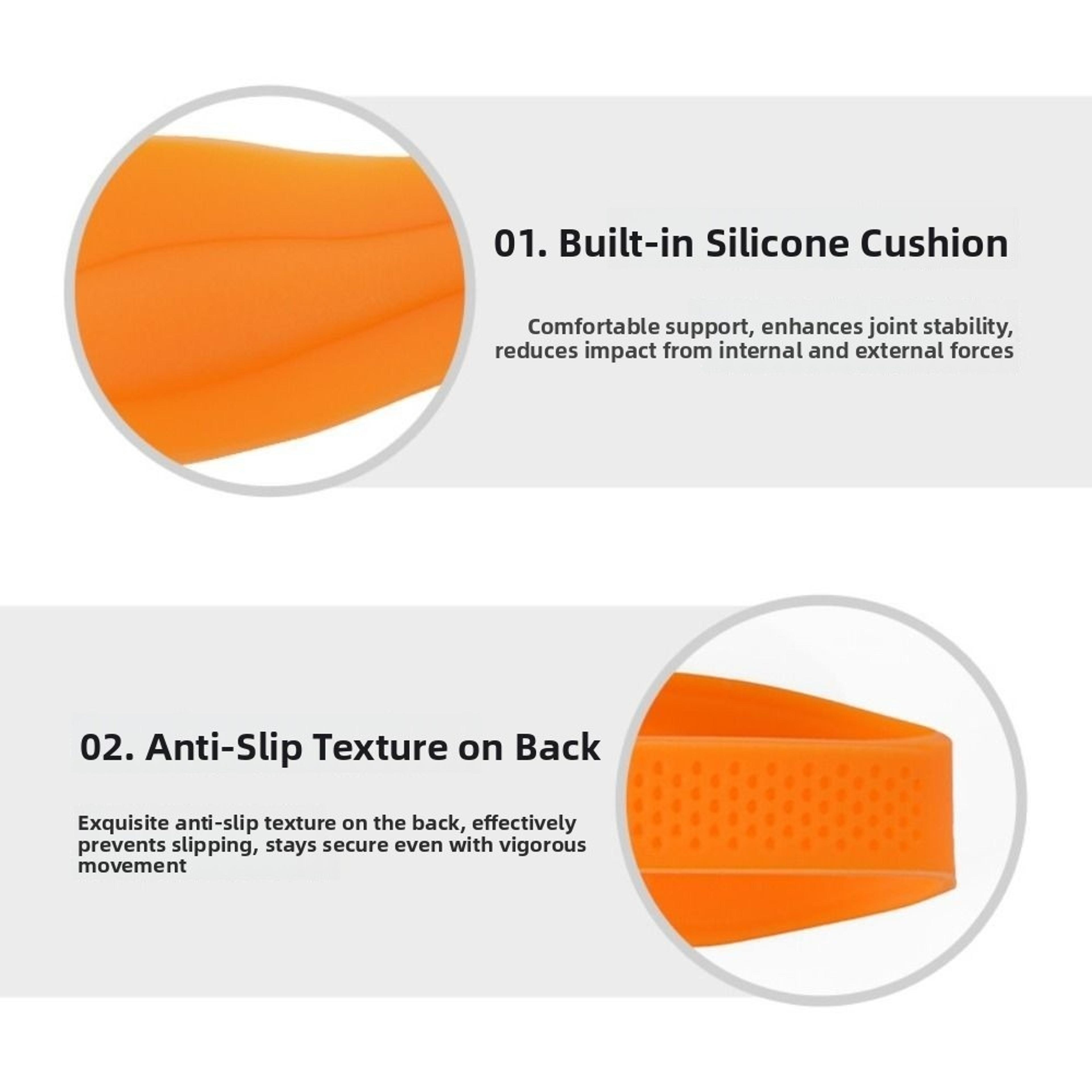 Knee Strap Support Silicone Patella Tendon Strap For Knee Care Fixed Protection 3