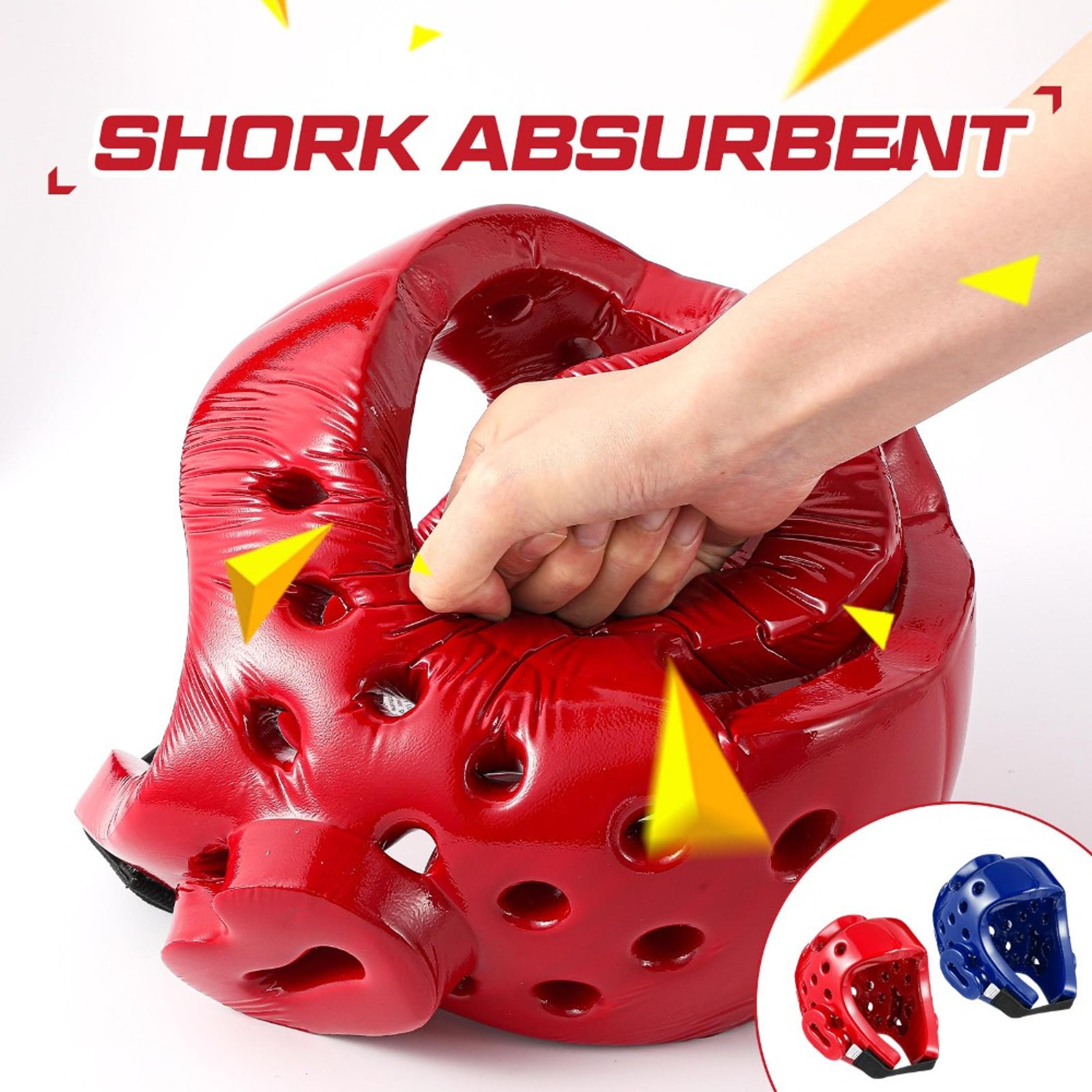 Sturdy Head Guard Lightweight Kid Taekwondo Helmet Breathable Martial Arts Mask Flexible Taekwondo  5
