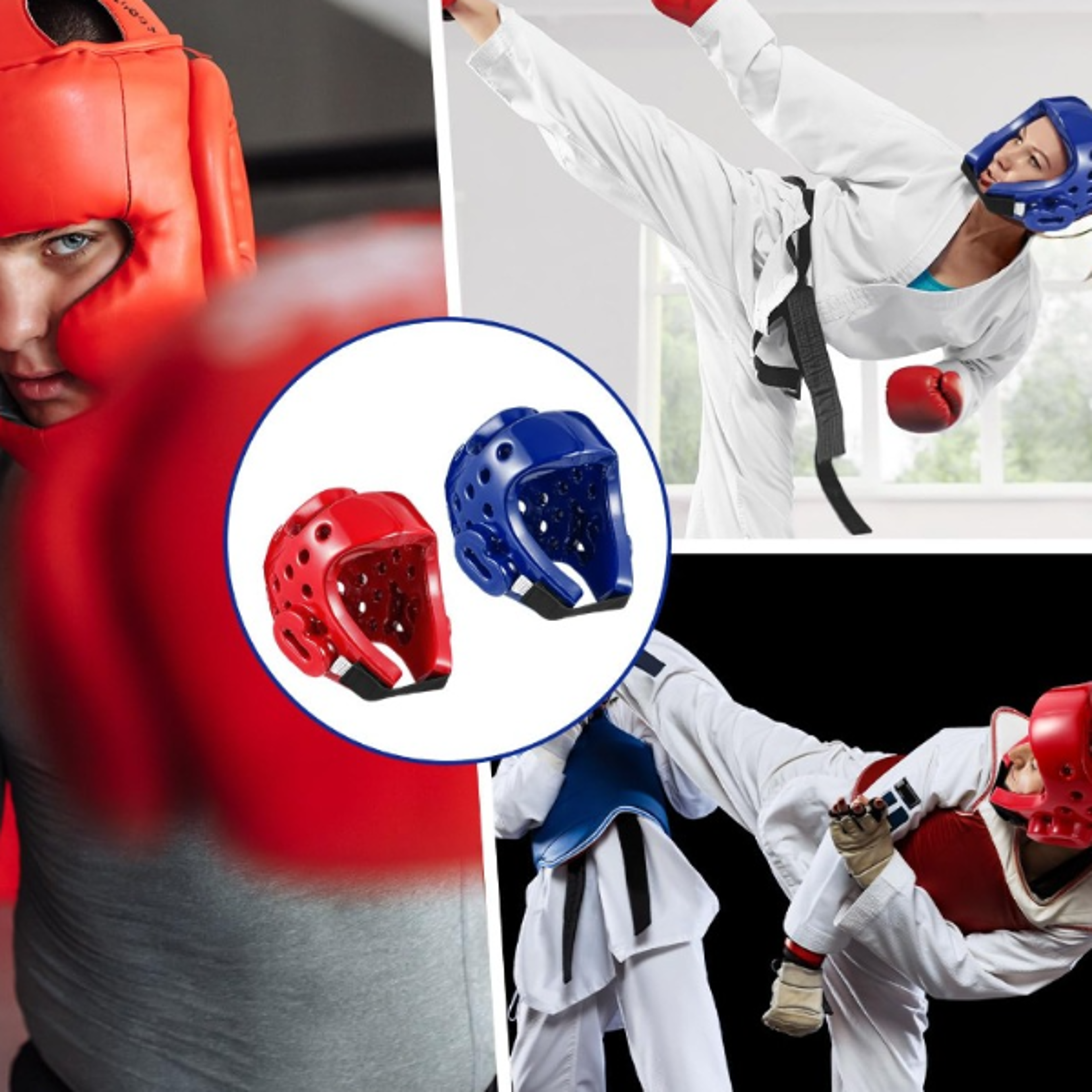sturdy head guard, lightweight kid taekwondo helmet, breathable martial arts mask, flexible taekwondo headgear