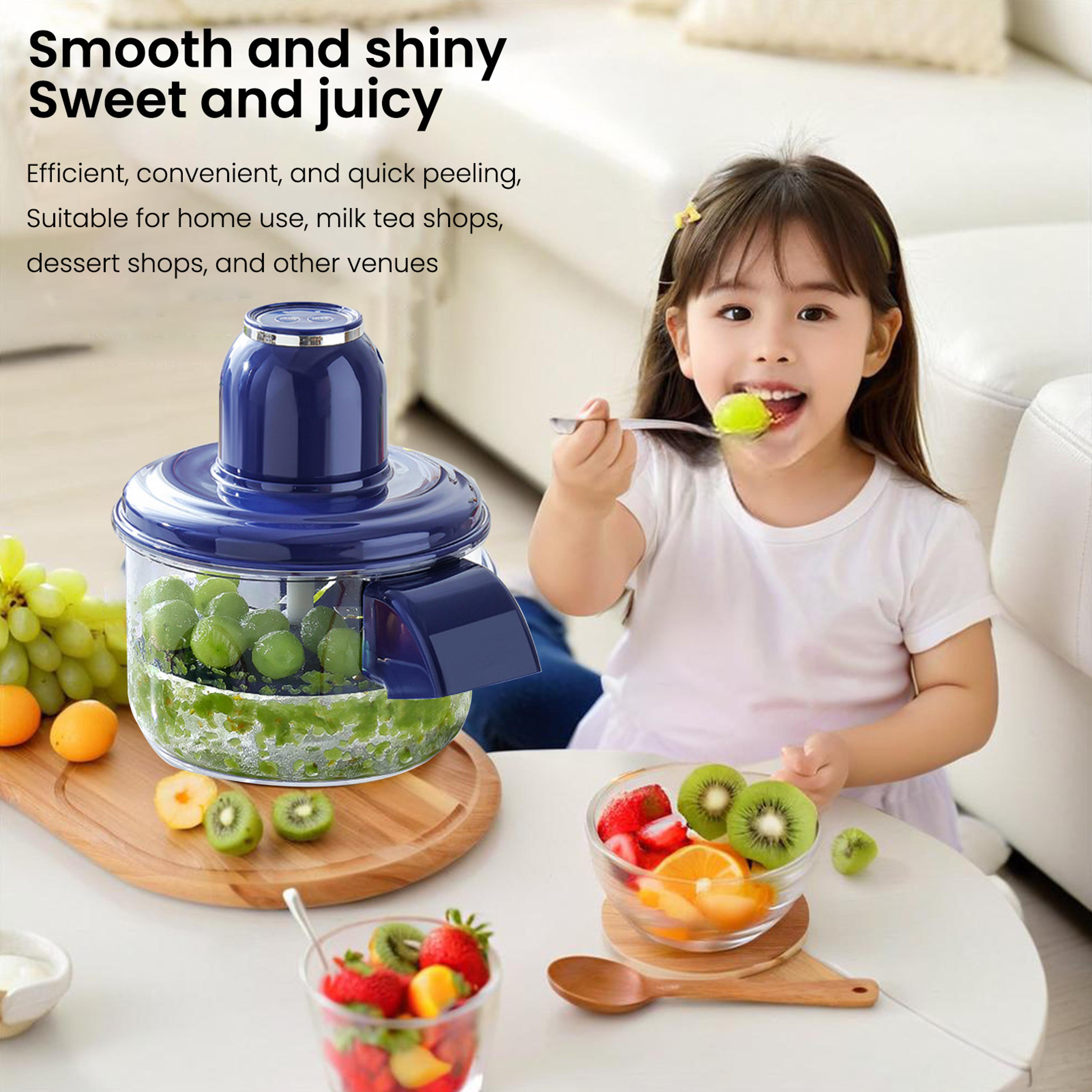 Rechargeable Electric Grape Peeling Machine HighSpeed Fruit Skin Remover Tool Stainless Steel Kitch 1