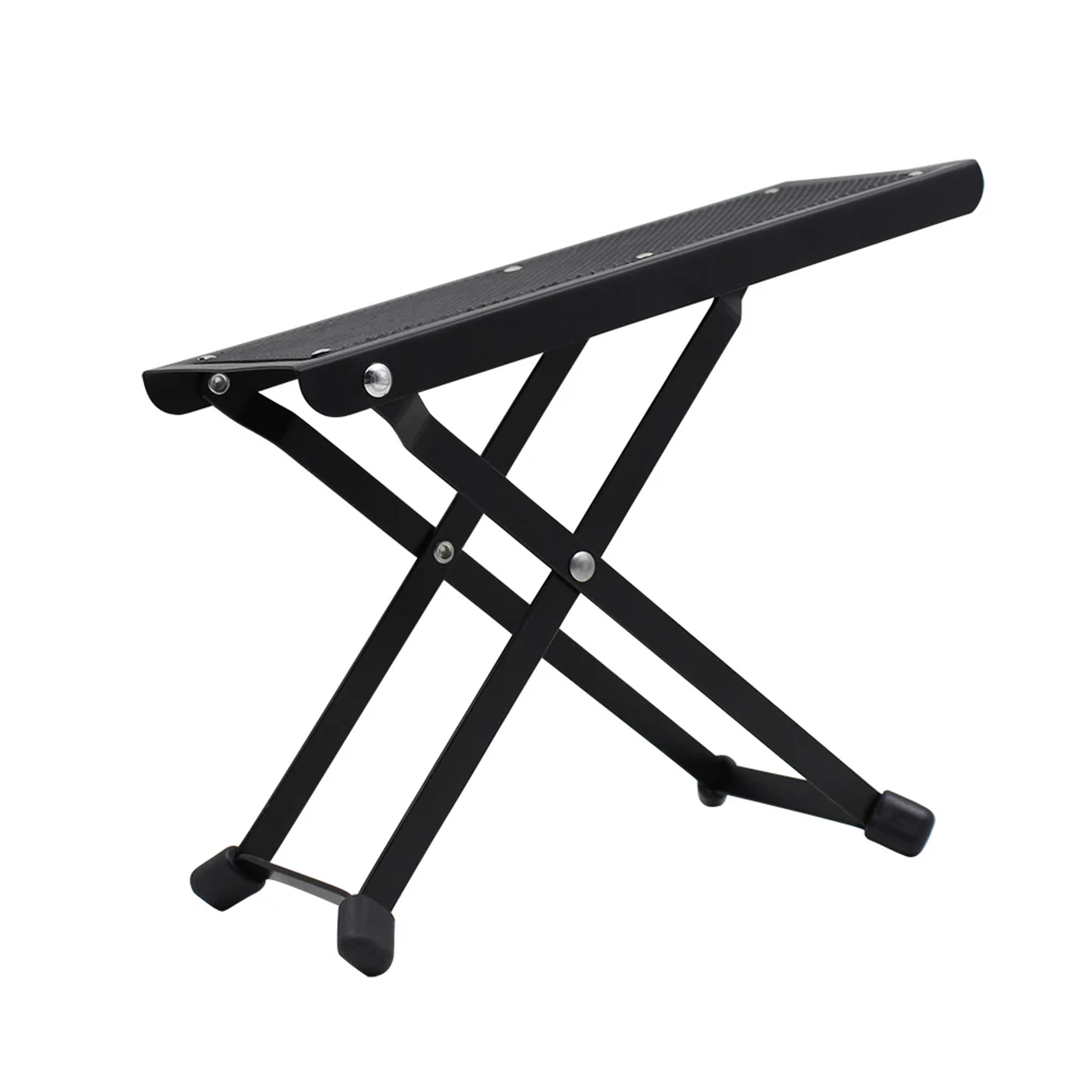 Adjustable Metal Foot Stool With NonSlip Pads Foldable Support For Guitar Parts  Accessories 0
