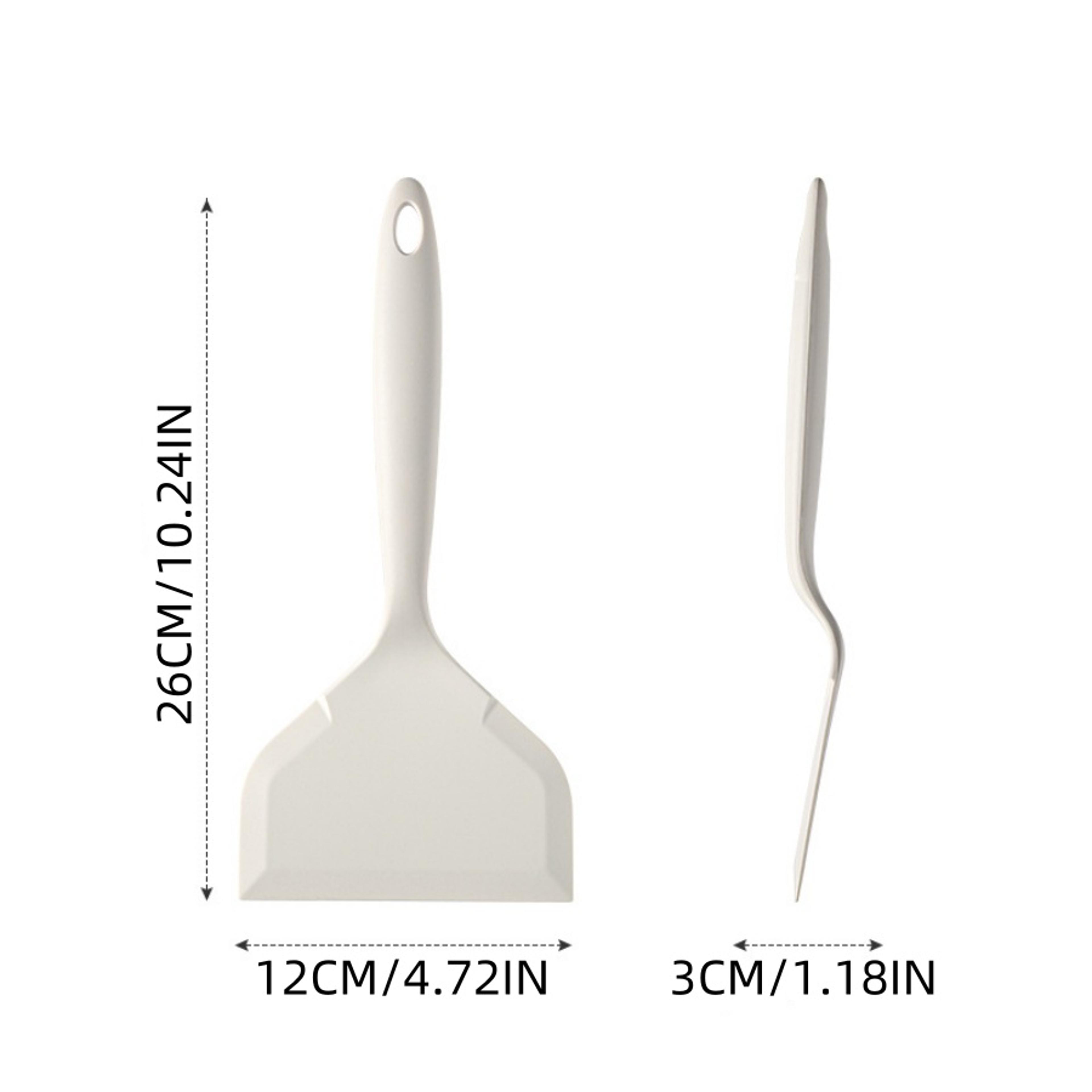 Food Grade Silicone Spatula Heat Resistant Scoop Kitchen Tool NonStick Frying Pan For Sushi Steak B 5