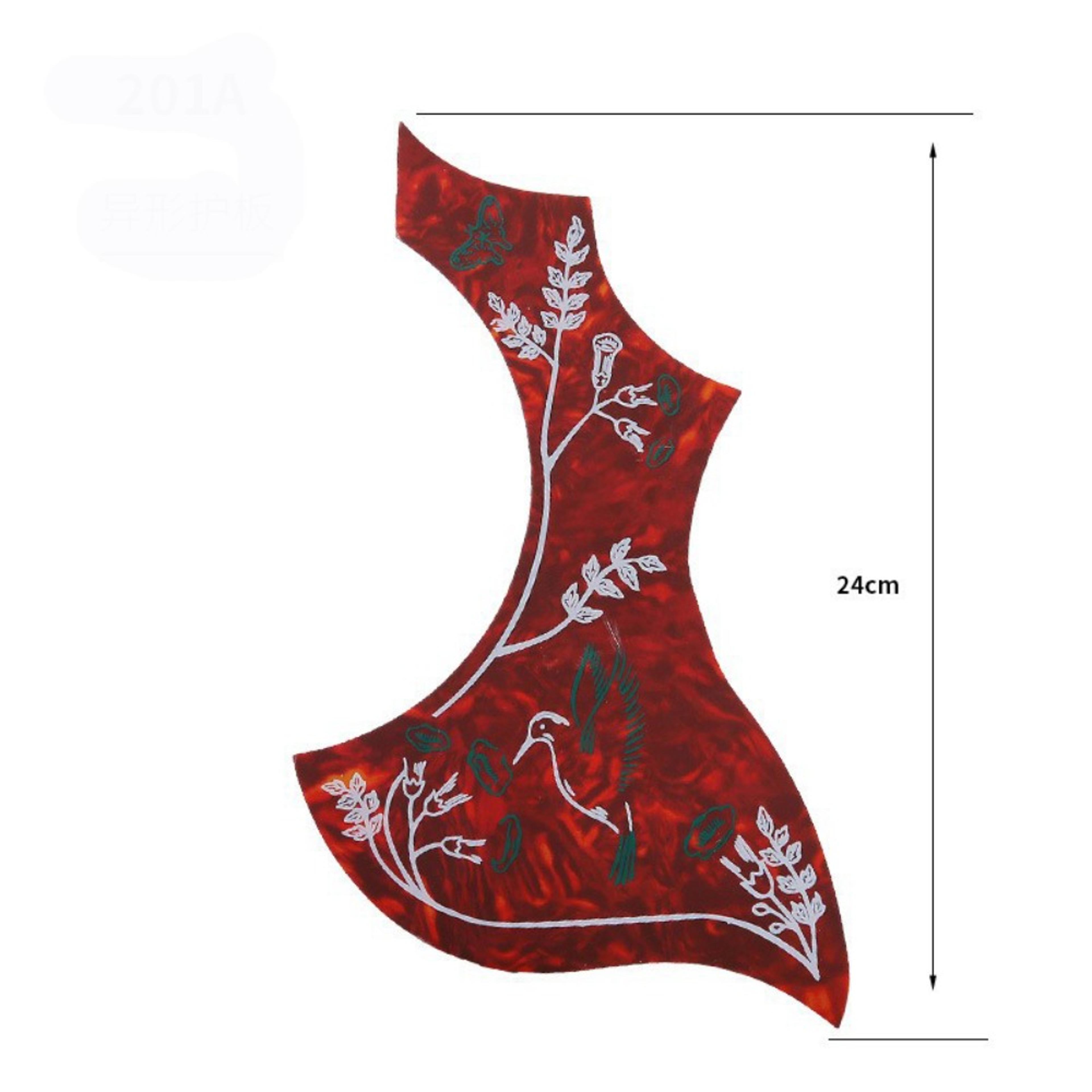 Folk Acoustic Guitar Pickguard New Selfadhesive ABS Printed Pattern DIY Scratch Plate Guitar Access 10
