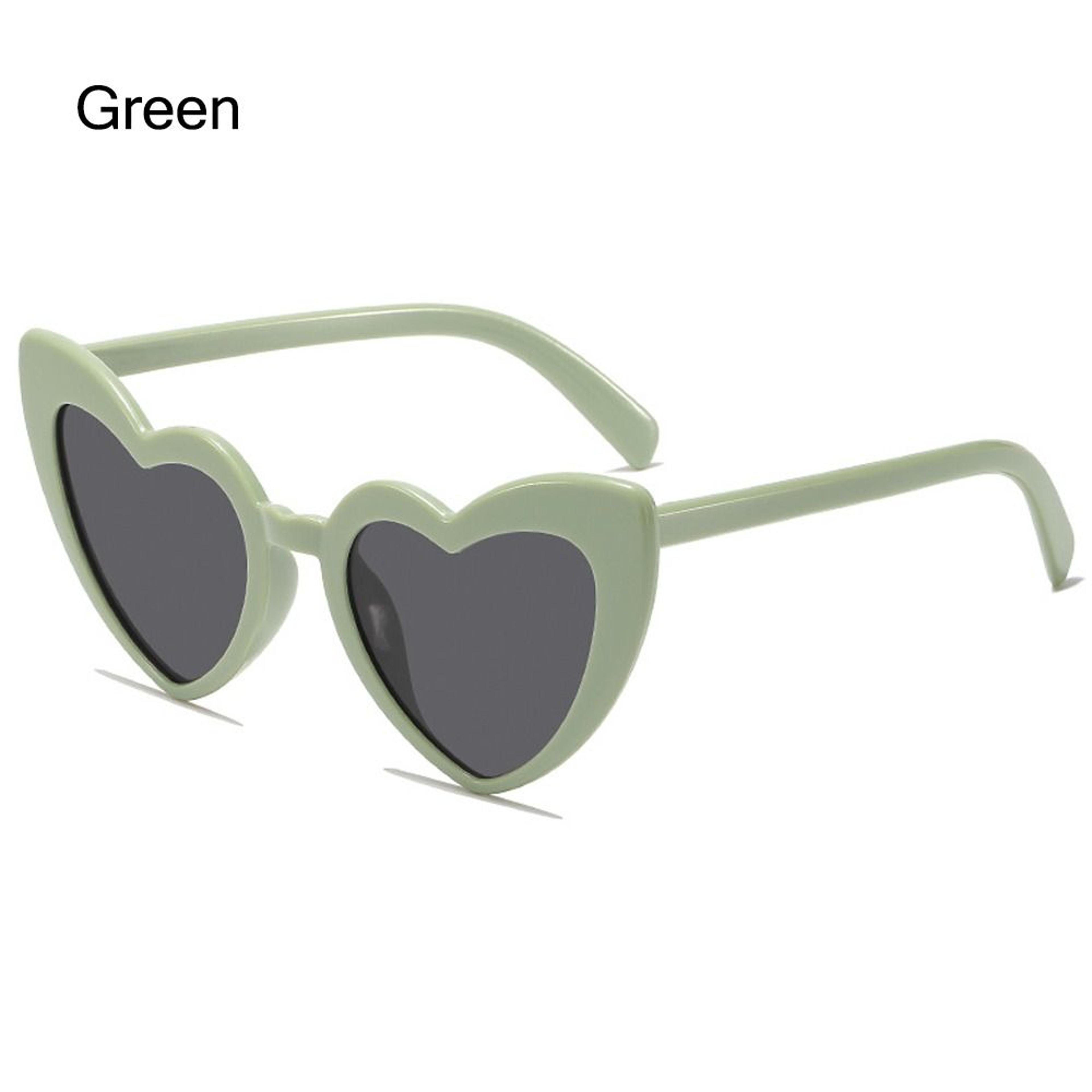 Vintage HeartShaped Sunglasses UV Protection Pink Fashion Cycling Goggles Irregular Street Shades 11
