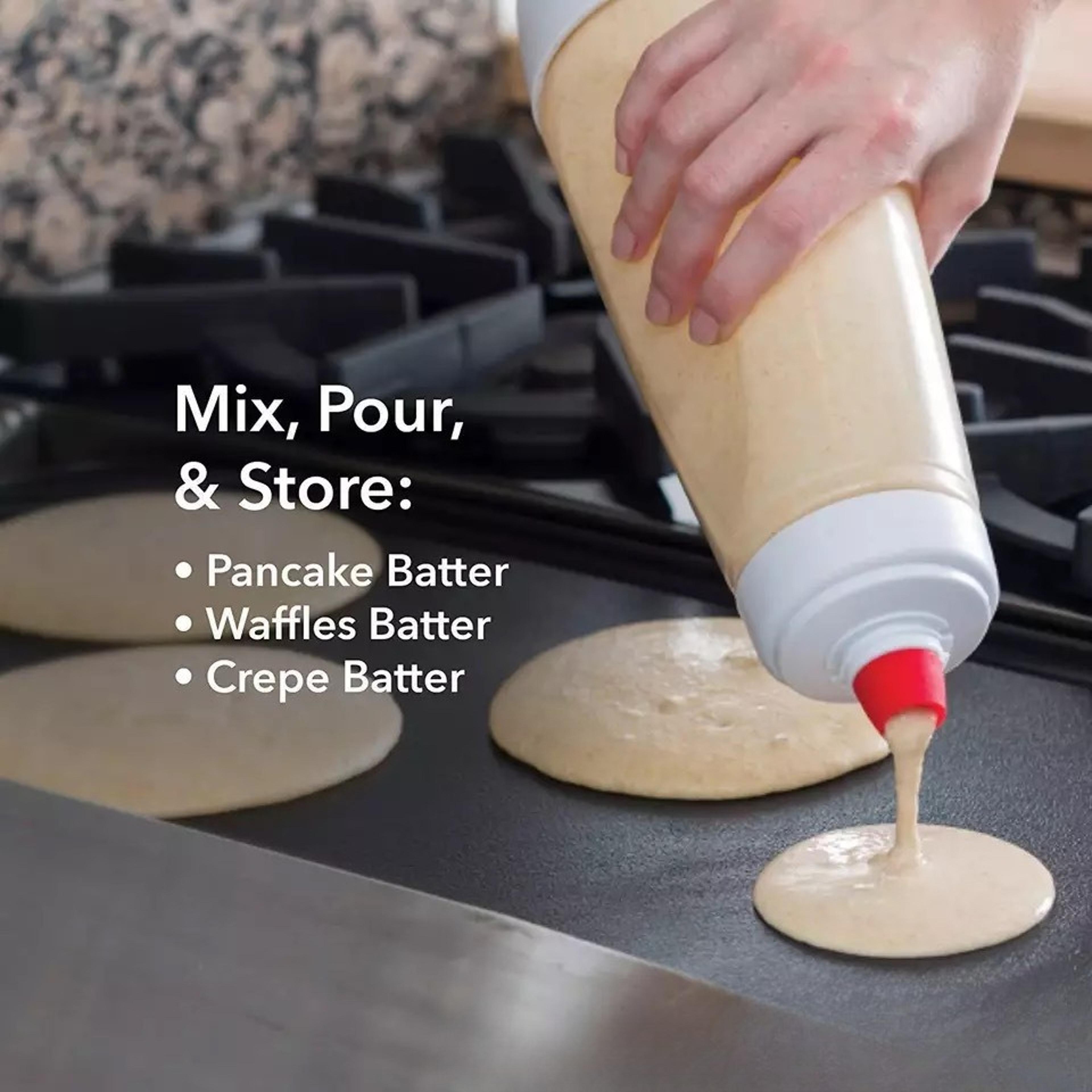 EasySqueeze Kitchen Storage Bottle Cream Dispenser  Batter Mixing Bottle 0