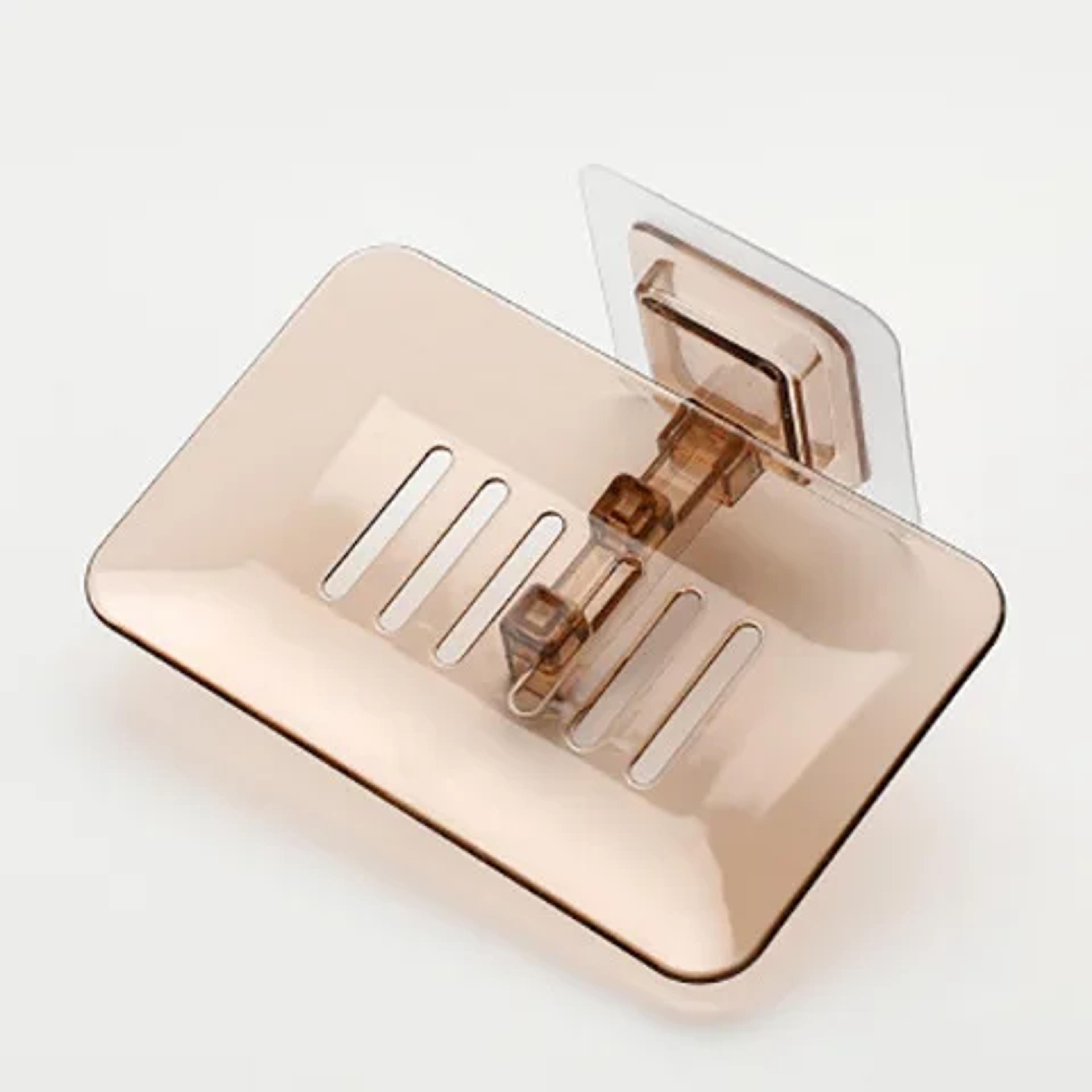 Self Adhesive Double Layer Soap Rack No Drilling Wall Mounted Soap Sponge Holder Bathroom Dishes Ac 5