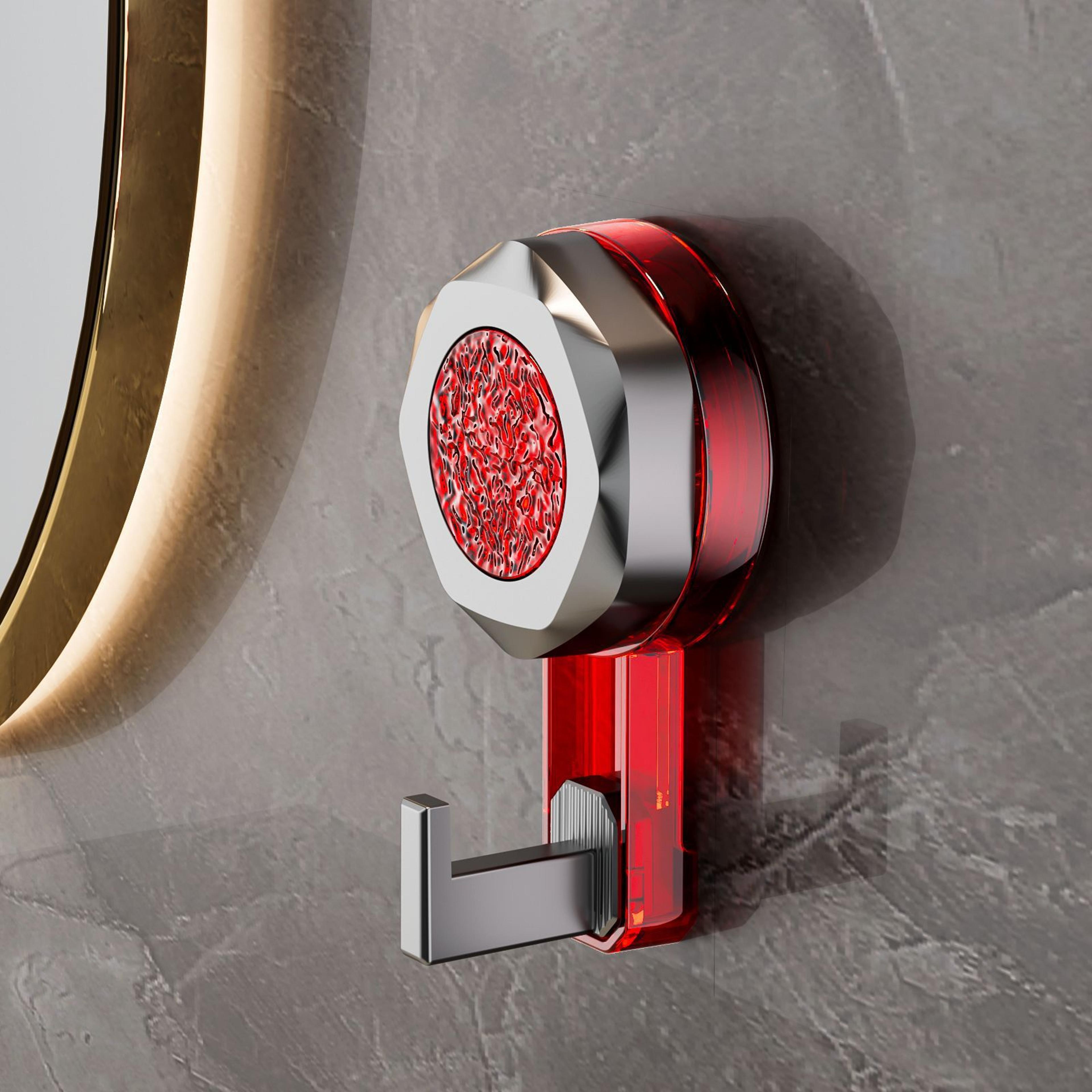 Seamless Kitchen Door Wall Vacuum Suction Cup Hook Loadbearing Bathroom Hook 6