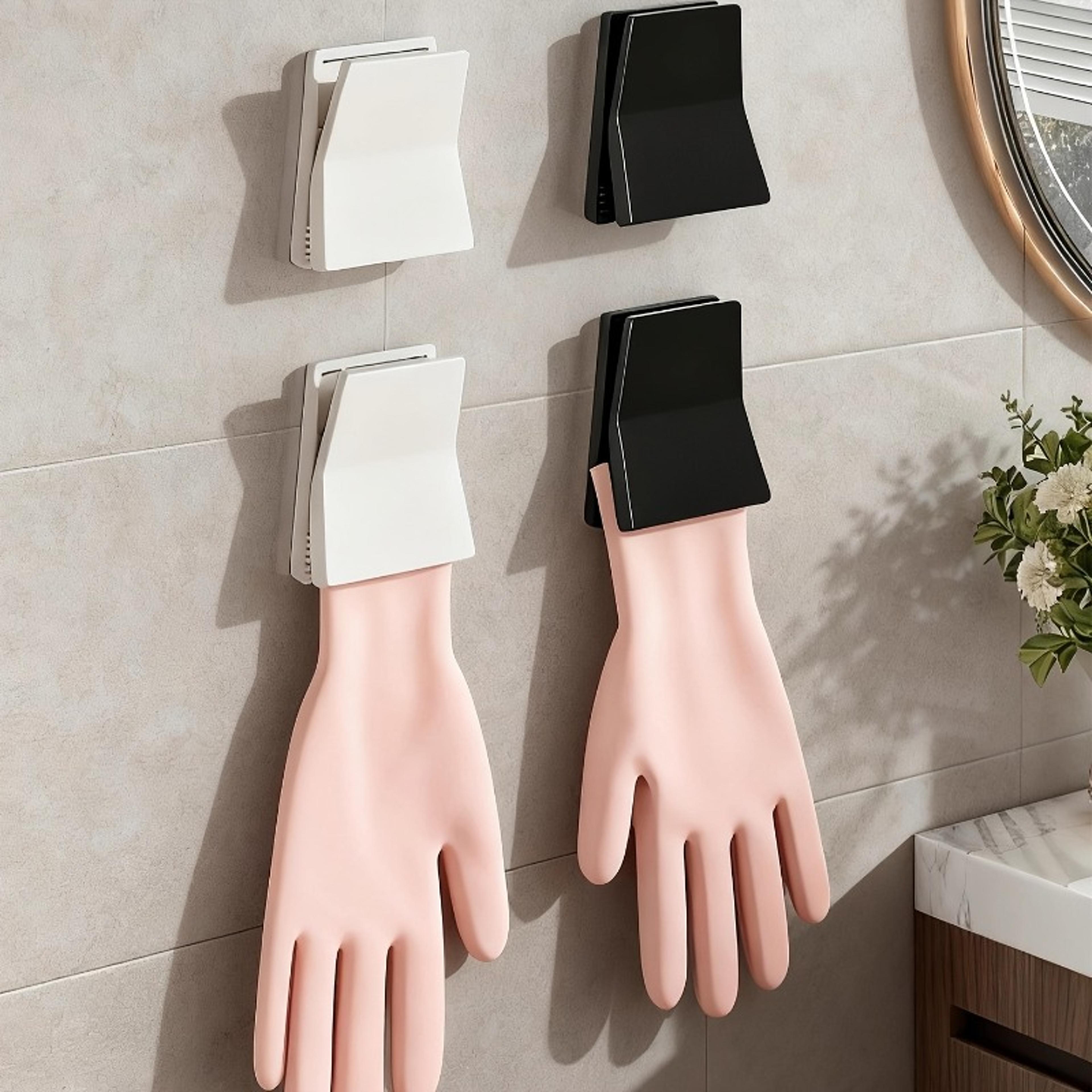 dishcloth clip, glove hanger, kitchen glove holder, household rubber glove storage