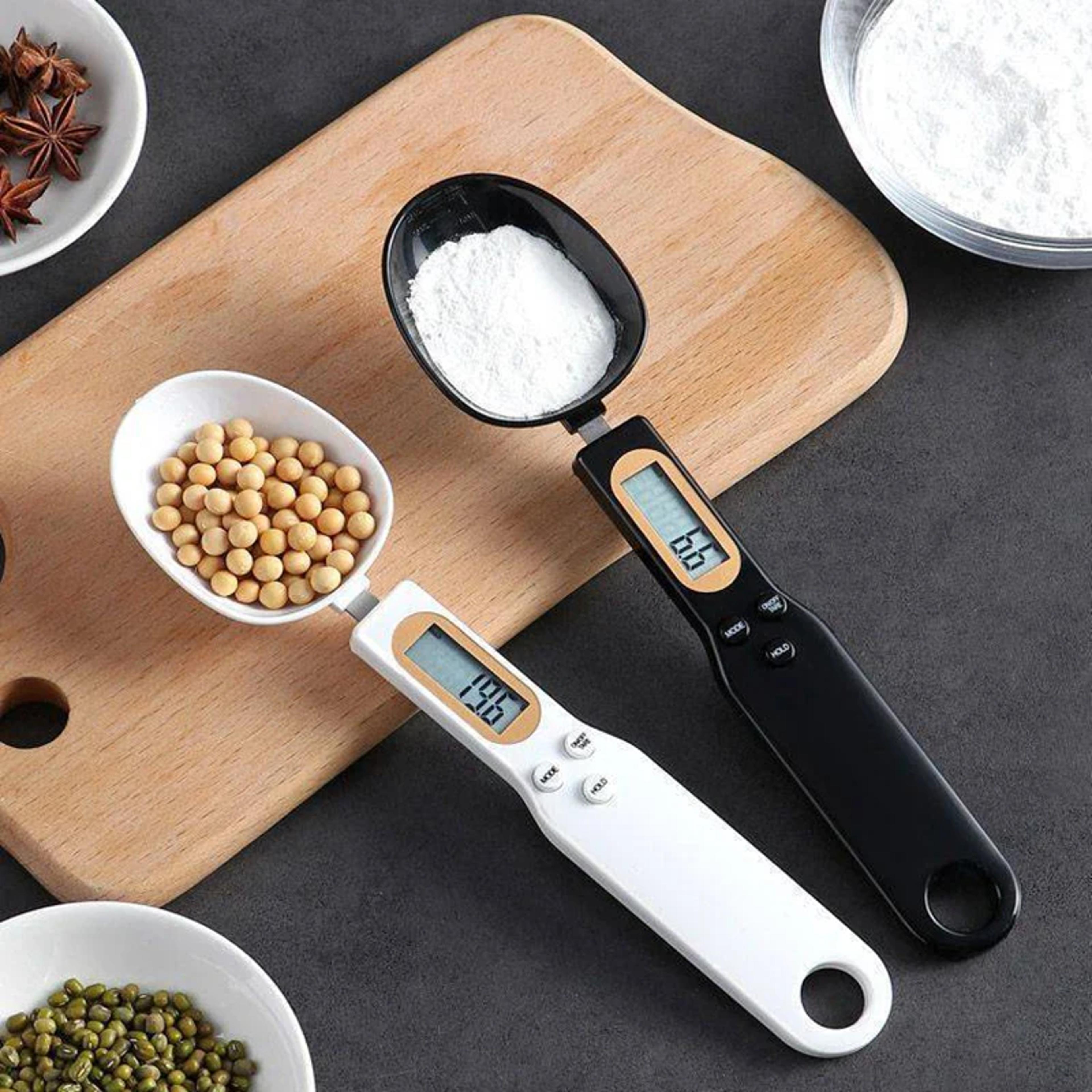 Digital Spoon Scale Mini LCD Measuring Kitchen Tool For Flour Milk  Coffee 1