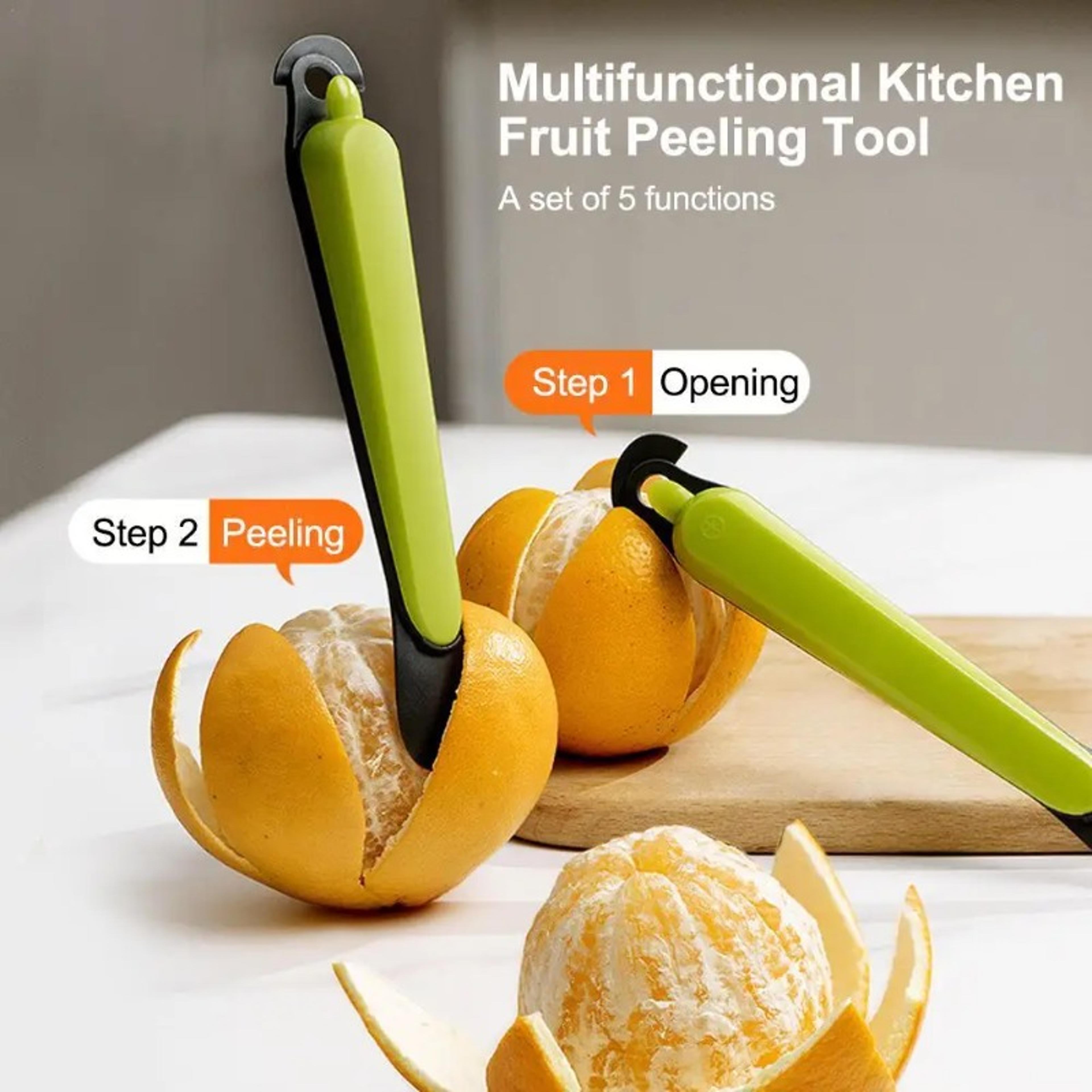 orange peeler pulp mango peeler, multifunctional kitchen tool for lemon & oranges