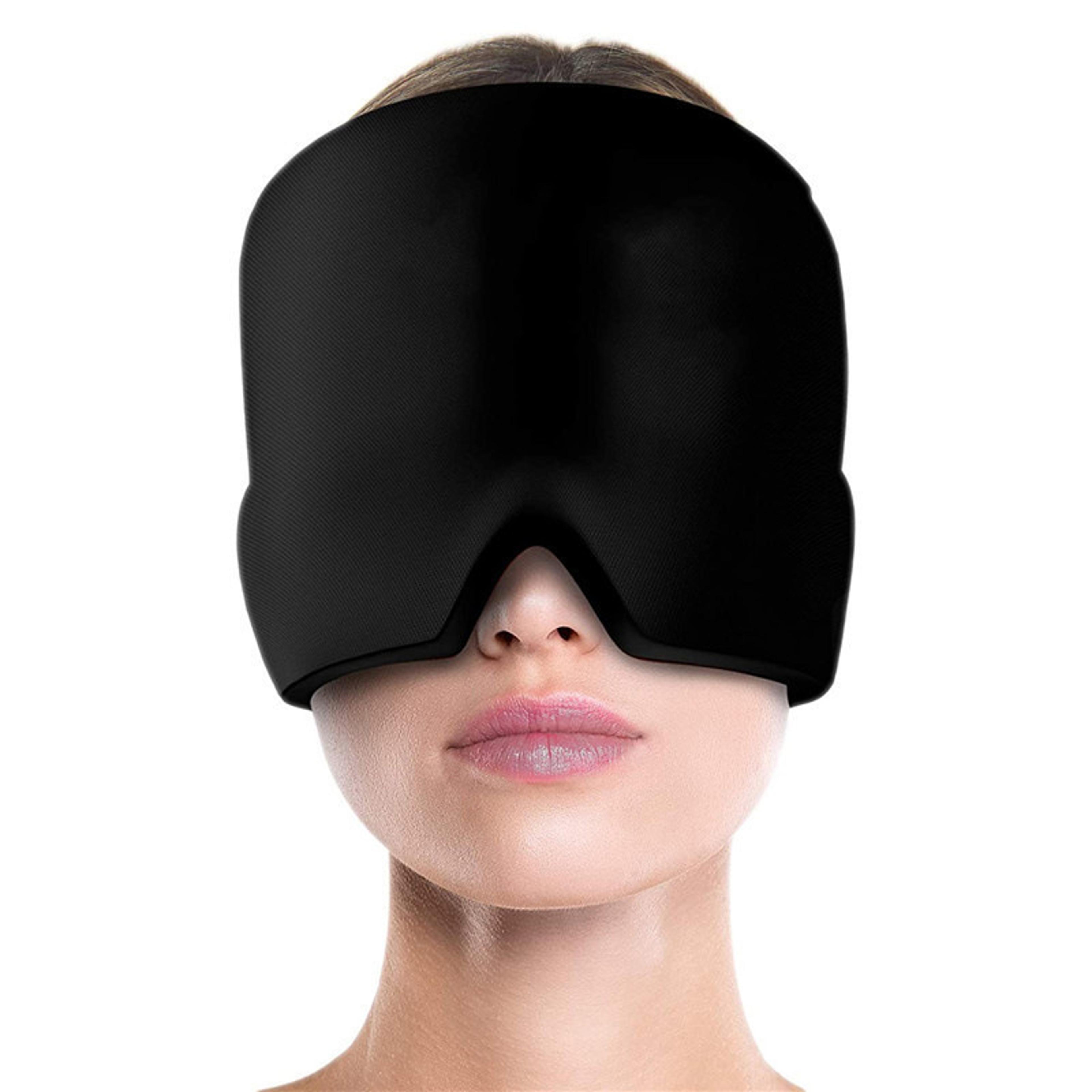 Cold Compress Therapy Cap Gel Ice Headache Migraine Relief Hat Ice Head Wrap For Pressure Relief 7