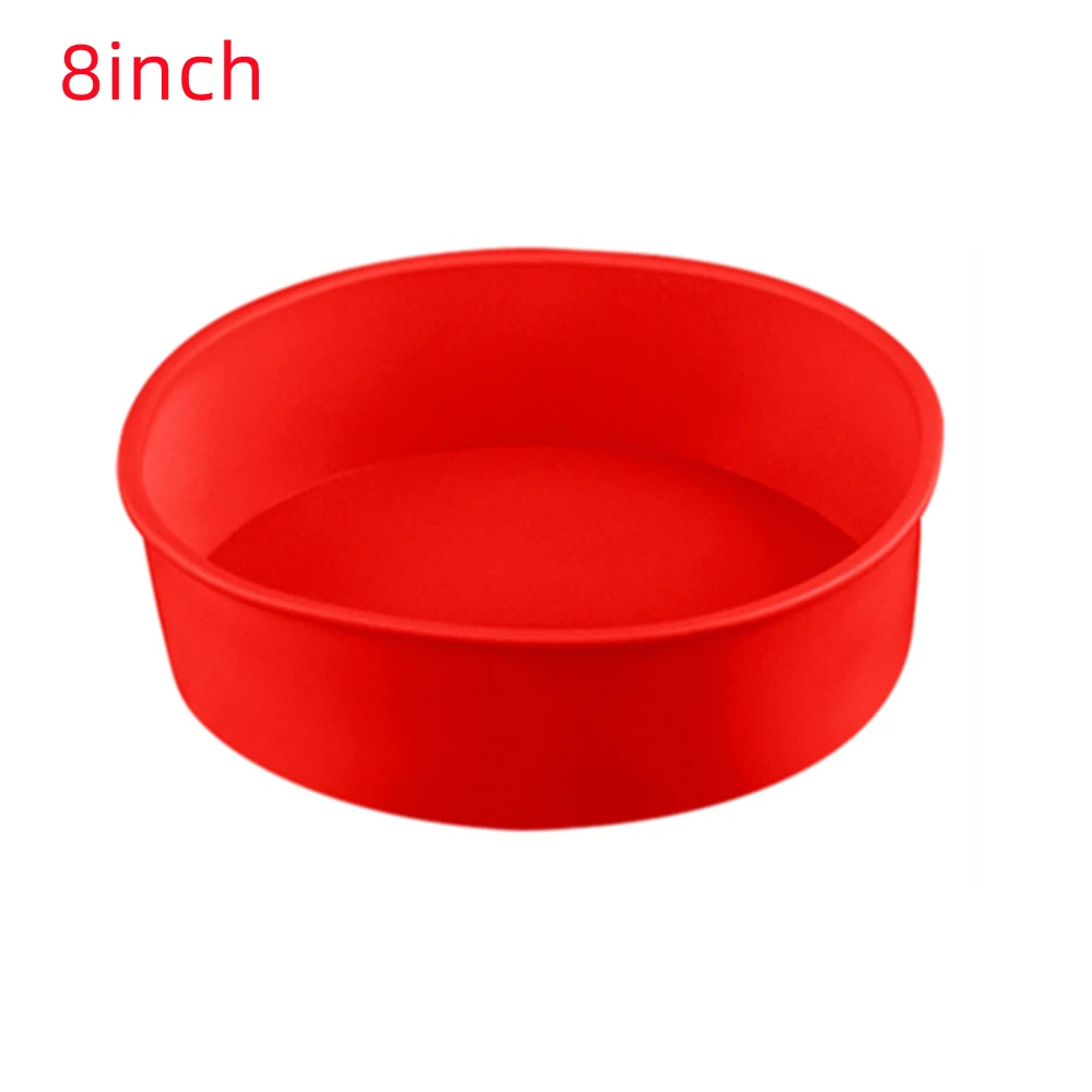 Round Baking Mold Kitchen Silicone Nonstick Cake Mold Tray Reusable Silicone Pans 2