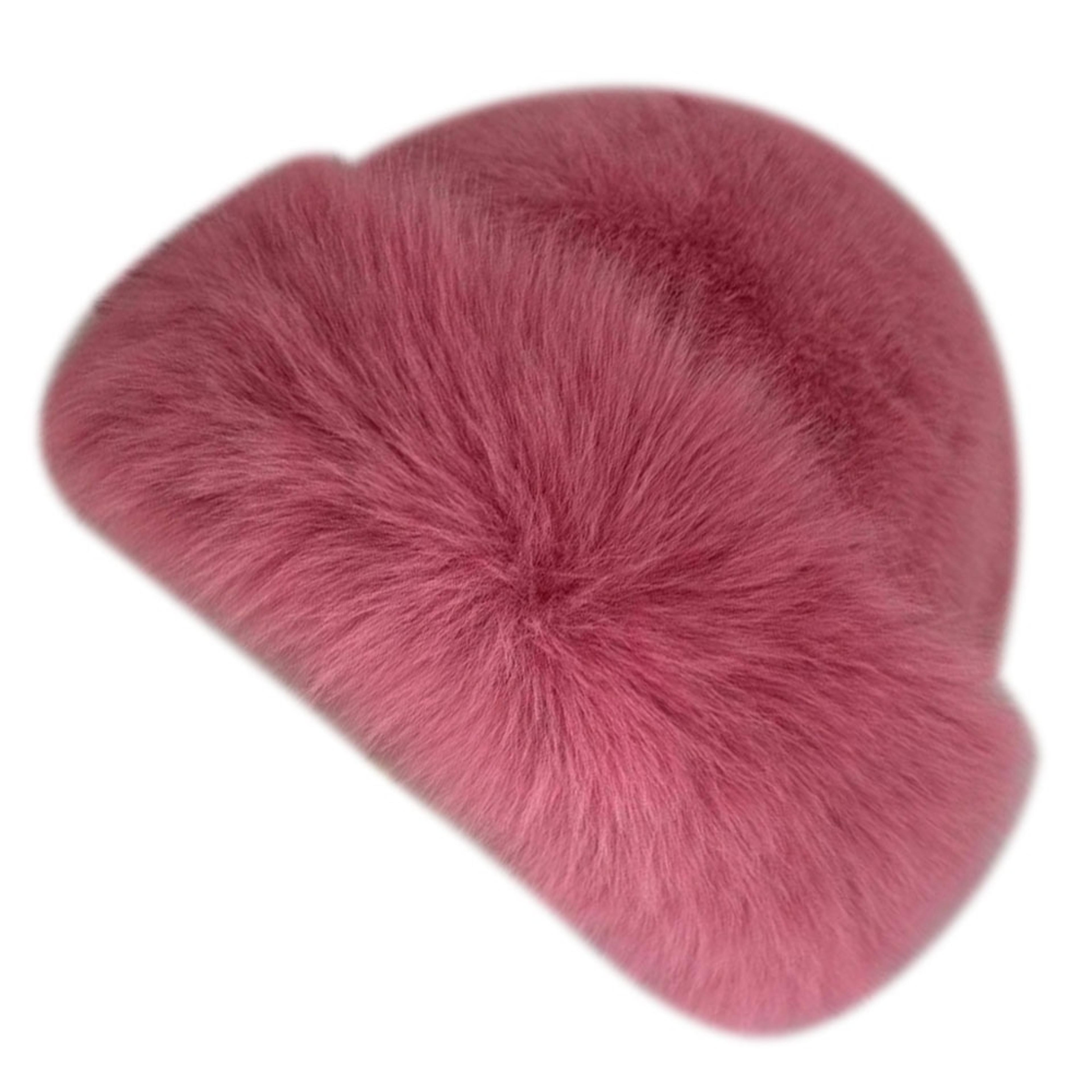 Solid Color Fisherman Hat New Fluffy Fur Winter Hat Thicken Windproof Panama Cap 13