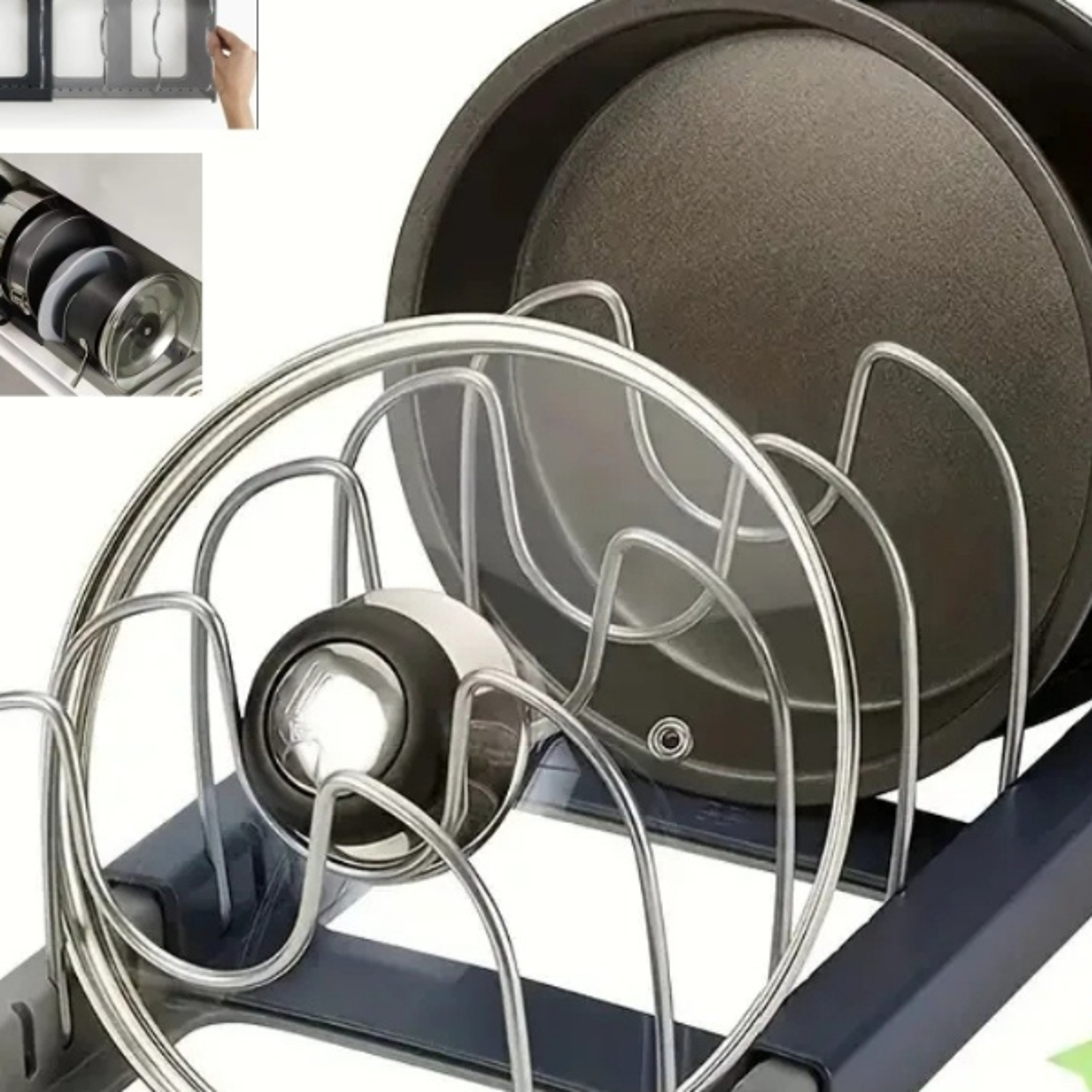 kitchen organization tools, expandable stainless kitchen cabinet, adjustable shelves, board drying cookware