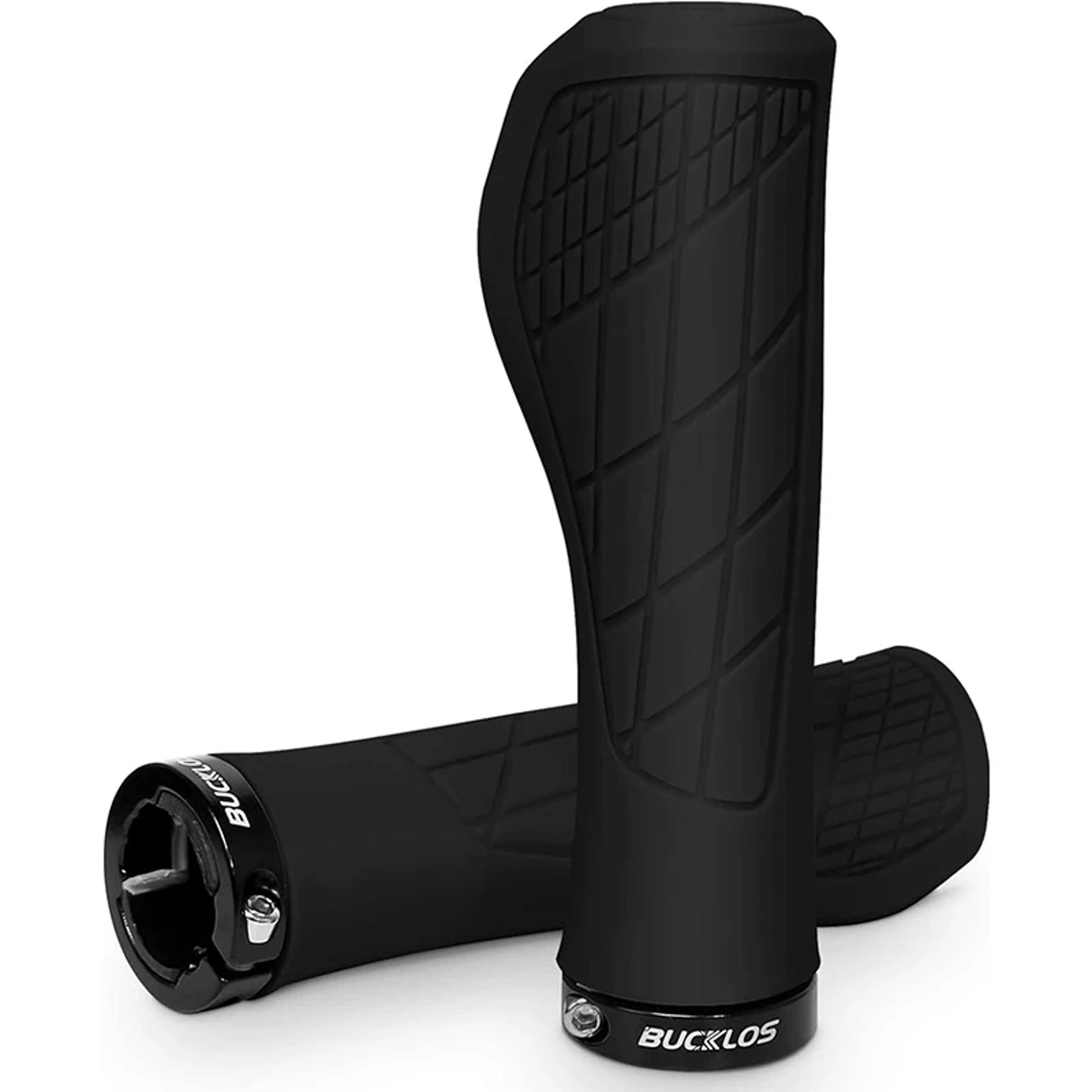 Locking Bicycle Handlebar Grips Soft Rubber Comfort For Mountain Bike Accessories 6