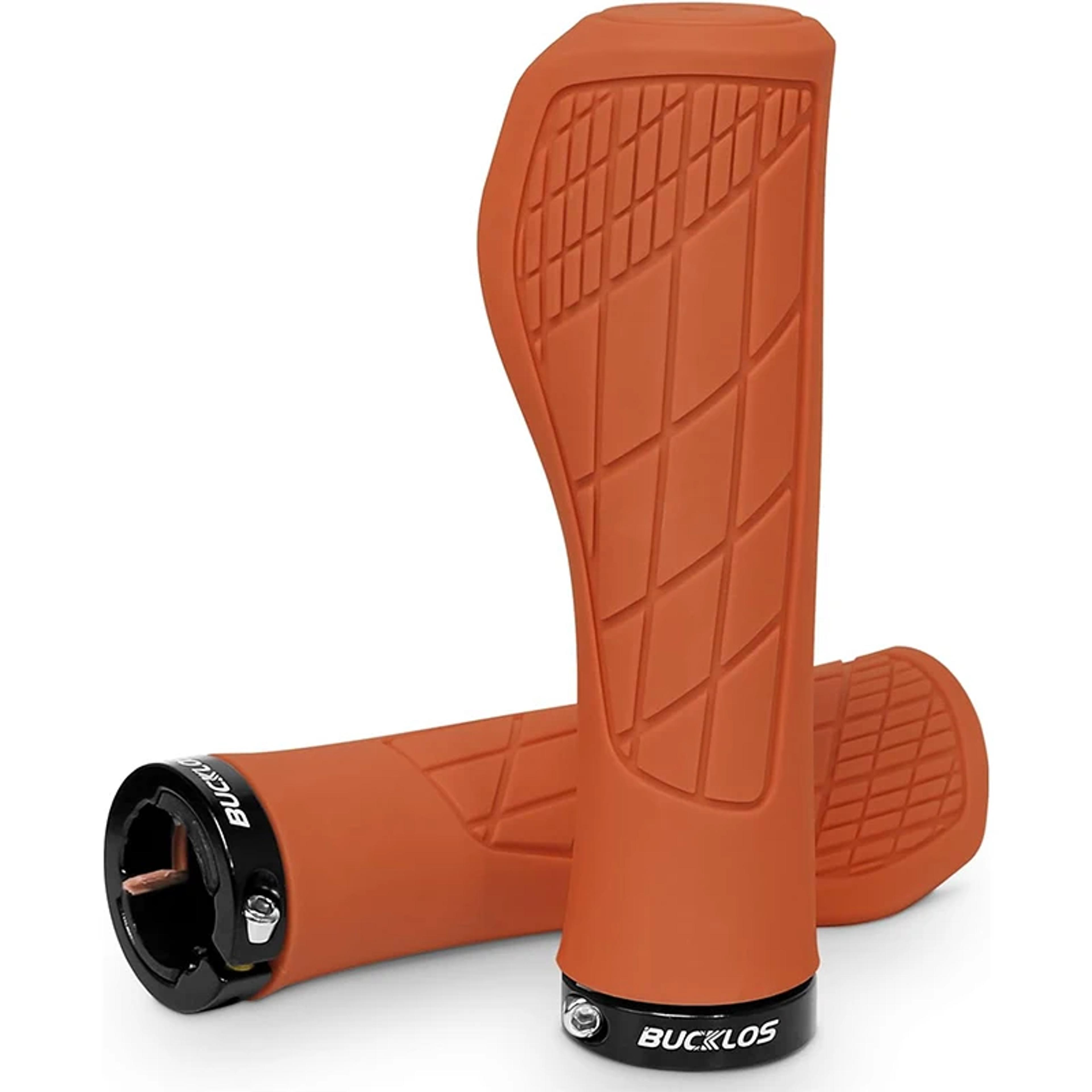 Locking Bicycle Handlebar Grips Soft Rubber Comfort For Mountain Bike Accessories 8