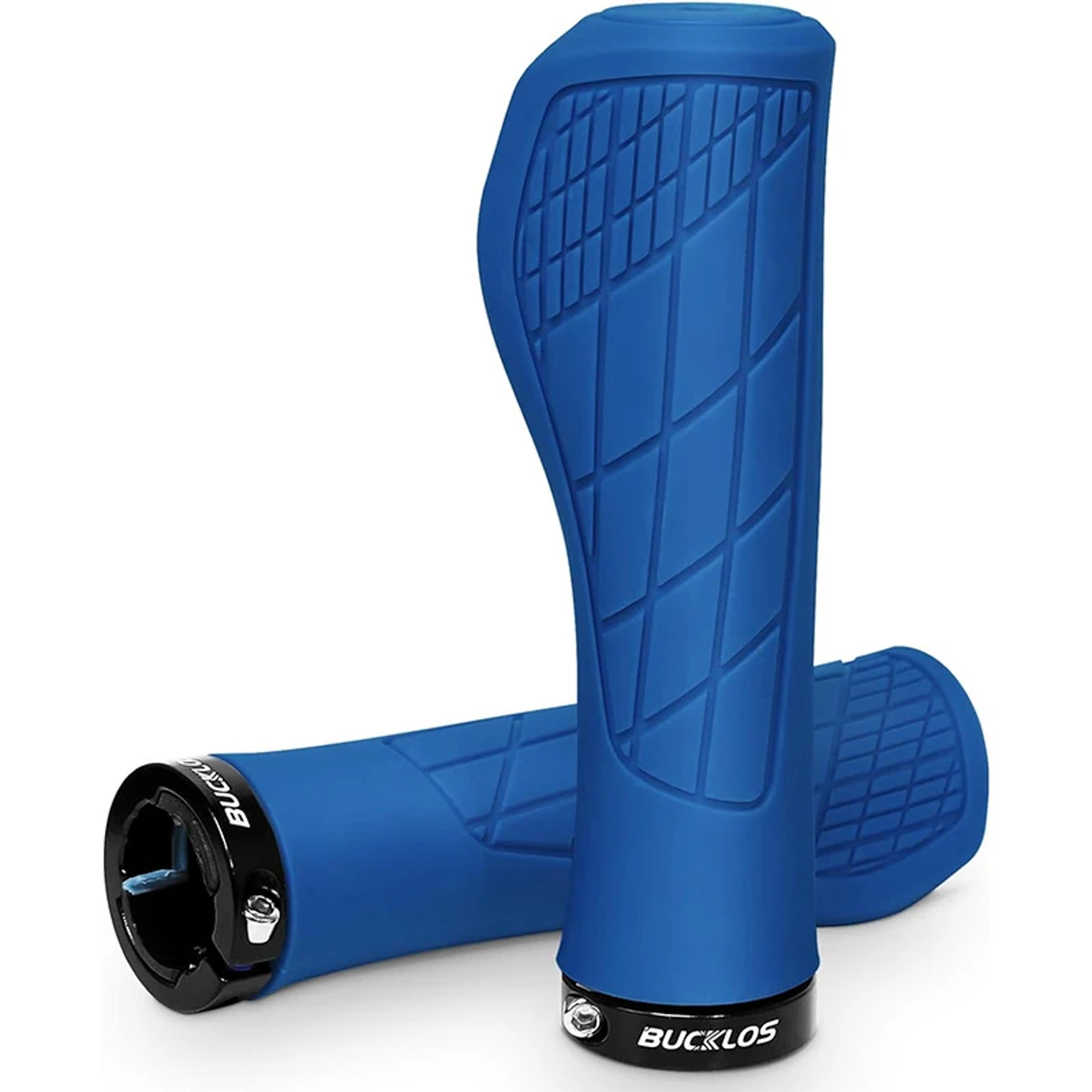 Locking Bicycle Handlebar Grips Soft Rubber Comfort For Mountain Bike Accessories 11
